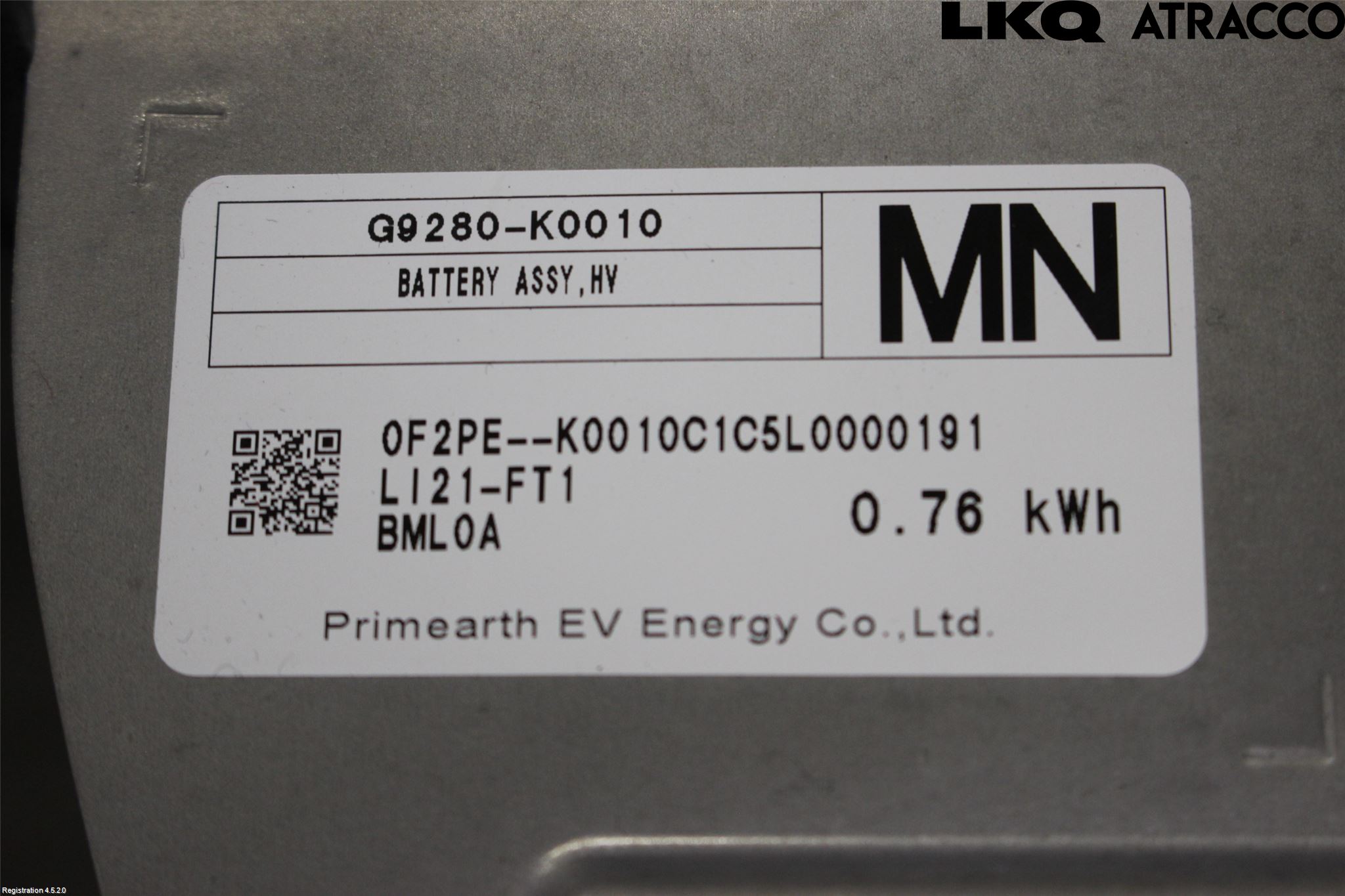 Toyota YARIS XP21 20- Hybrid Batteri