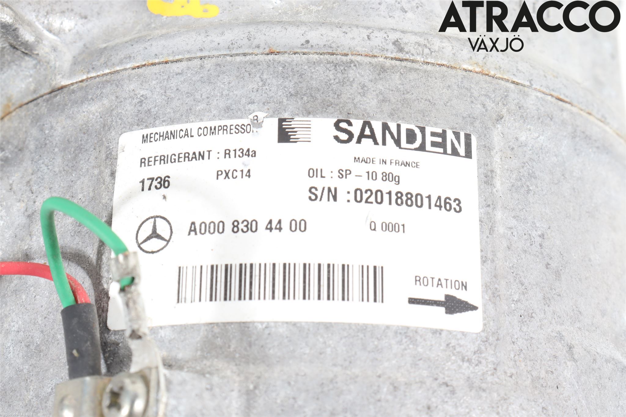 Mercedes-Benz MB C-KLASS (W205) 14-21 Varme Ac Kompressor