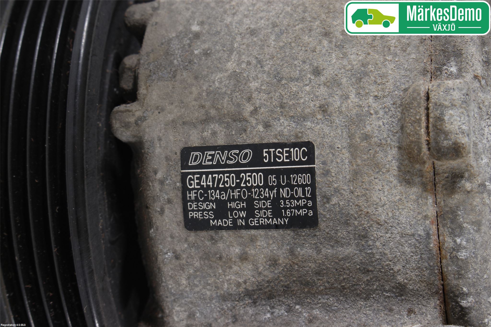 Toyota YARIS XP130 15-20 Varme Ac Kompressor