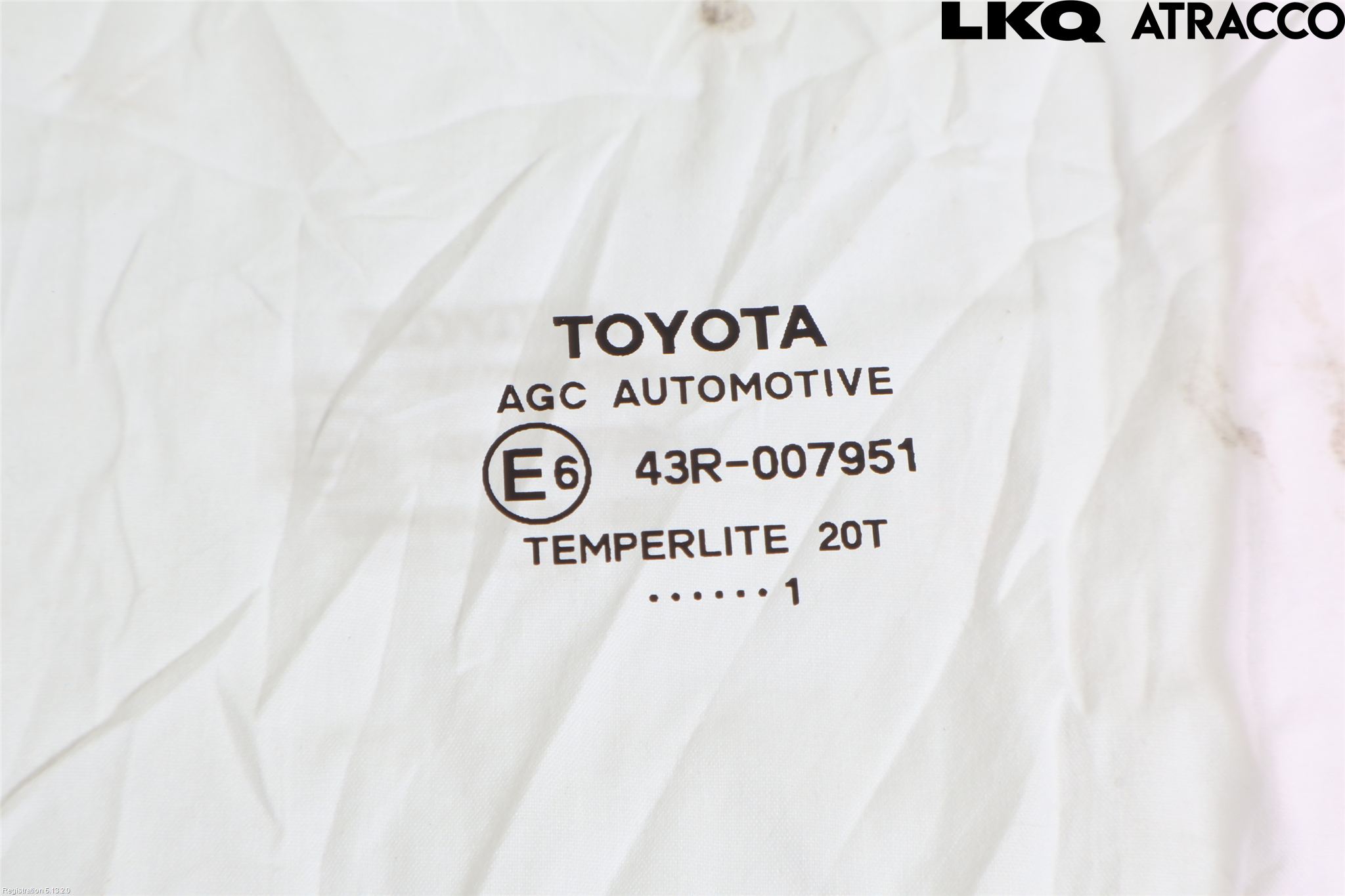 Toyota YARIS XP21 20- Dørrute Foran Venstre 4 Dørs