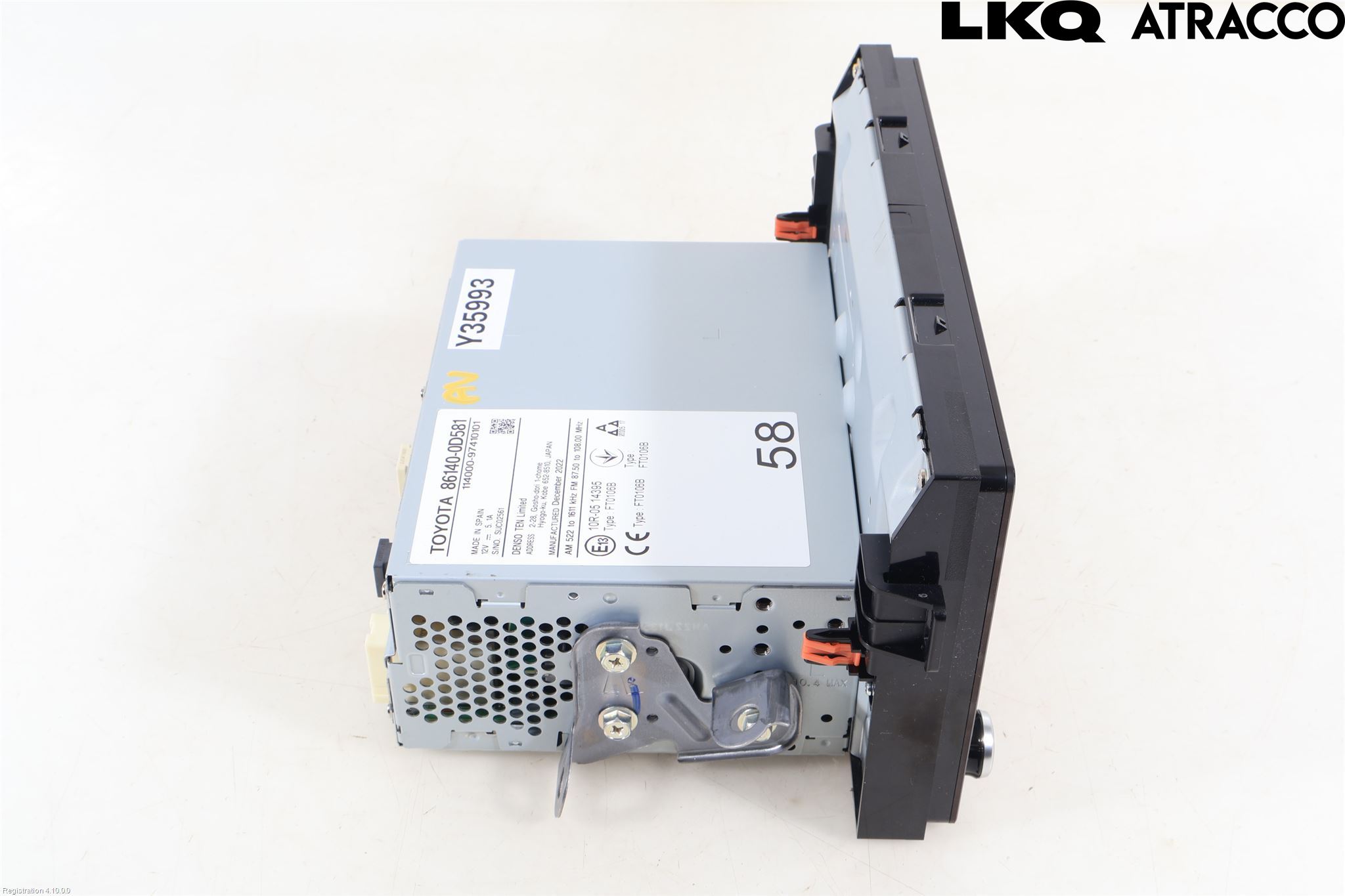 Toyota YARIS XP21 20- Stereo Radio Med Cd