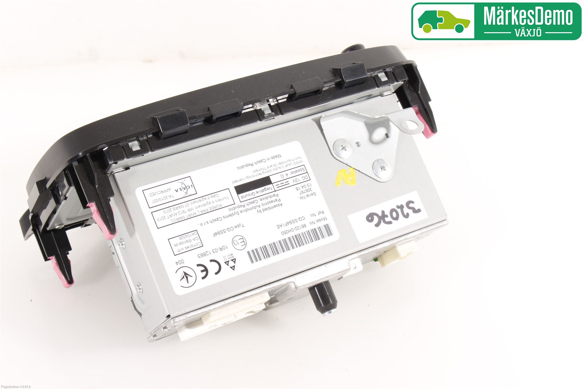 Toyota AYGO 15-21 Stereo Radio Med Cd
