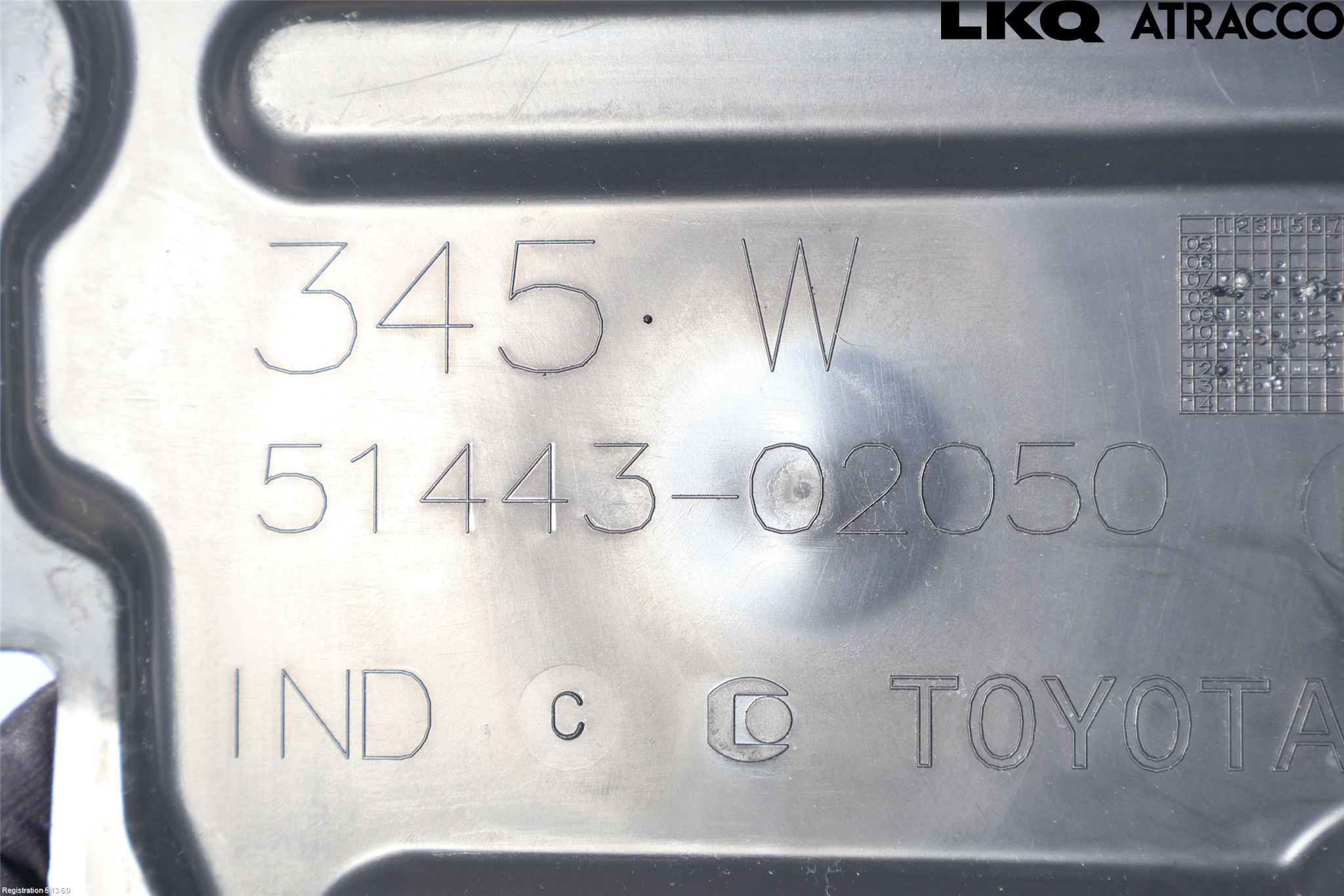 Toyota AURIS 13-19 Bunnplate U Motor-Gear-Dørk