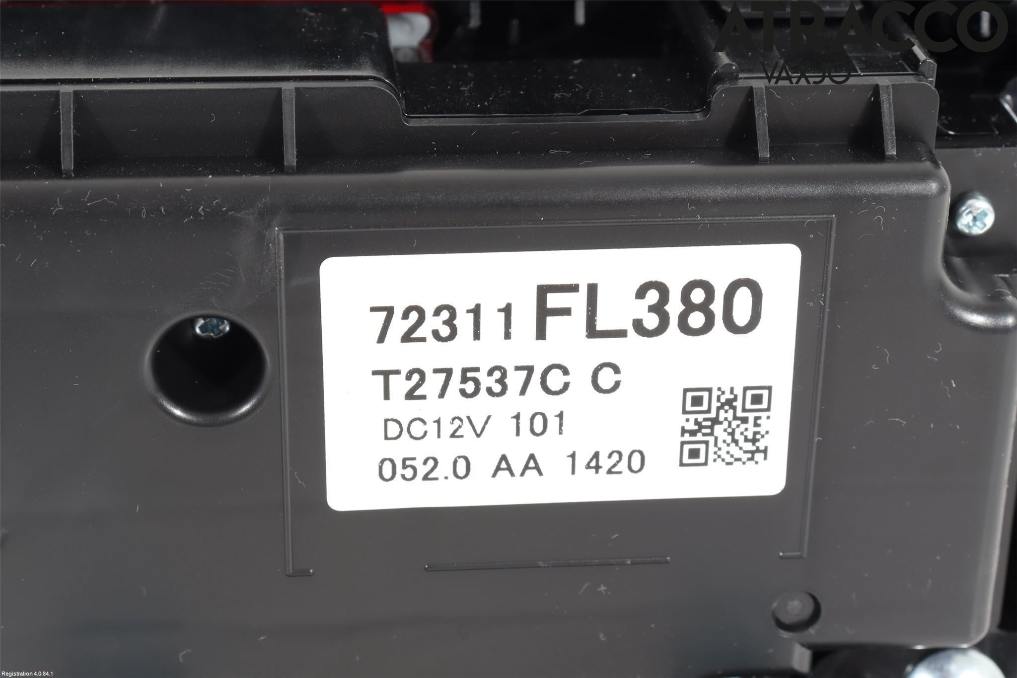 Subaru XV 18-22 Varme Ac Betjening-Display