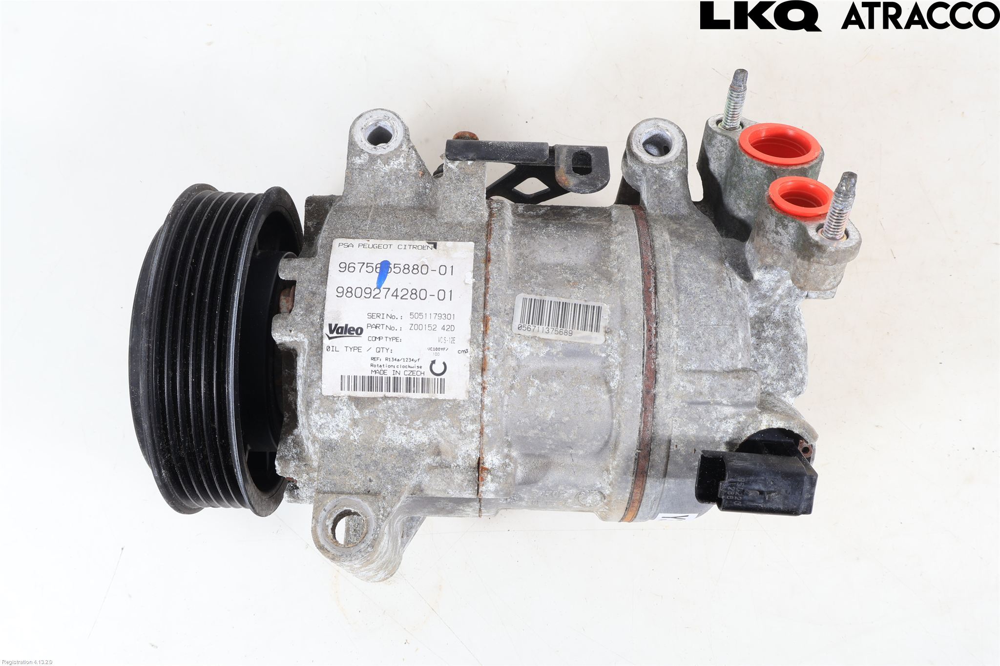 Peugeot 308 14-21 Varme Ac Kompressor