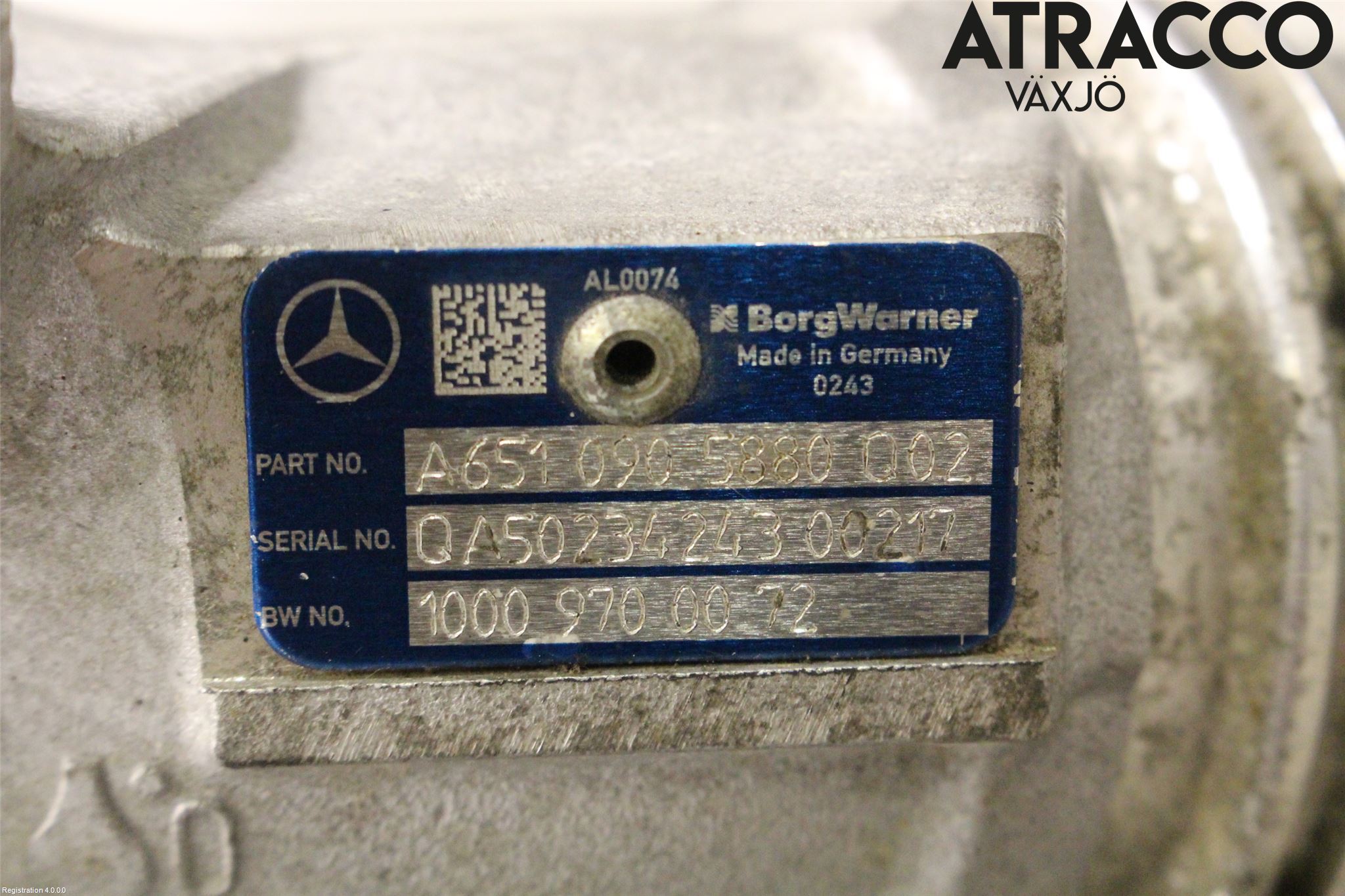 Mercedes-Benz MB C-KLASS (W205) 14-21 Turboaggregat