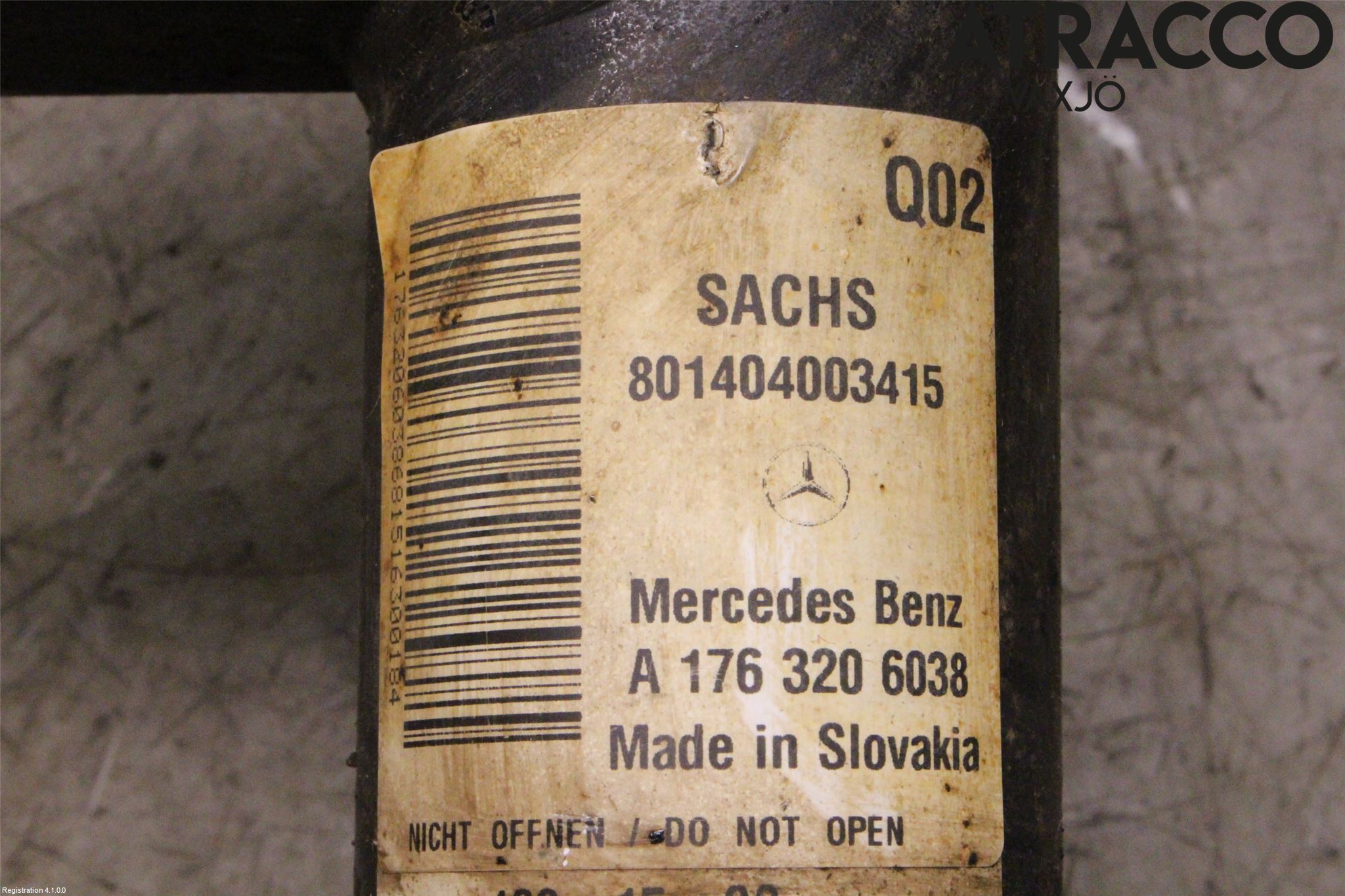 Mercedes-Benz MB CLA-KLASS (C117/X117) 13-19 Fjærbein Foran Høyre