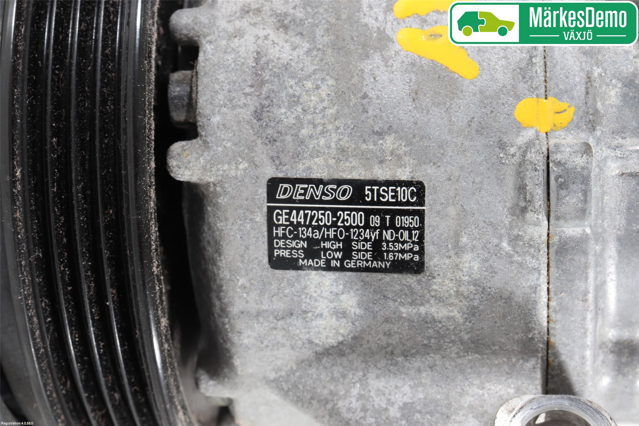 Toyota YARIS XP130 15-20 Varme Ac Kompressor