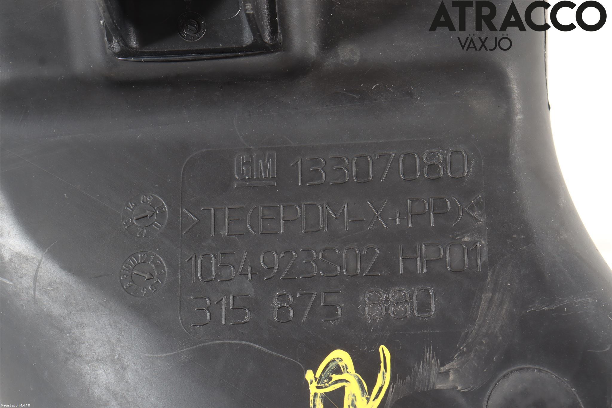 Opel ASTRA J 10-15 Forg-Belg-Rør Mot Luftr