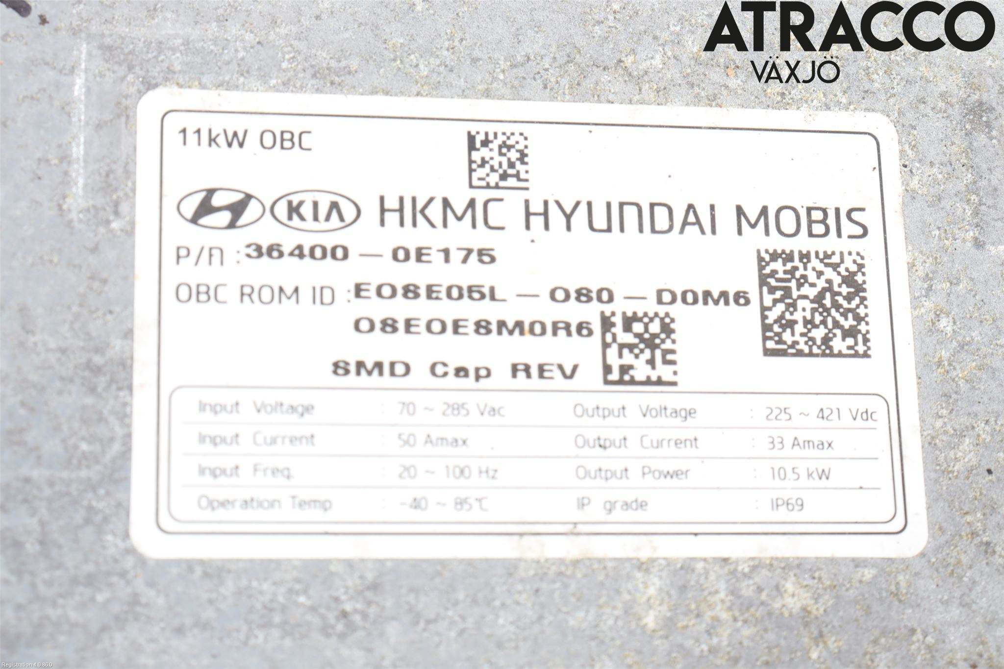 Hyundai KONA/ELECTRIC OS 18-23 Batterilader Hybrid