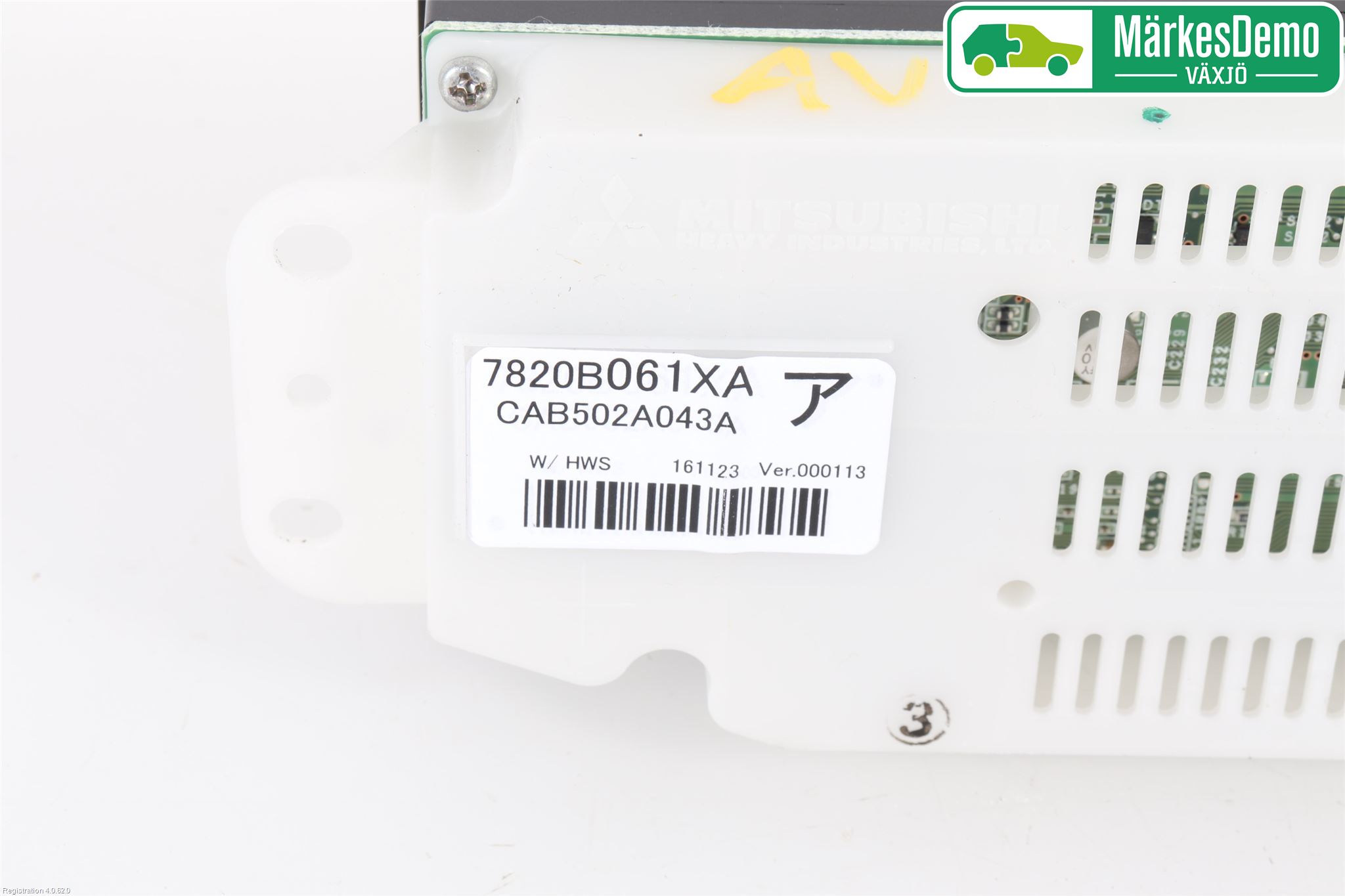 Mitsubishi OUTLANDER 13-21 Varme Ac Betjening-Display