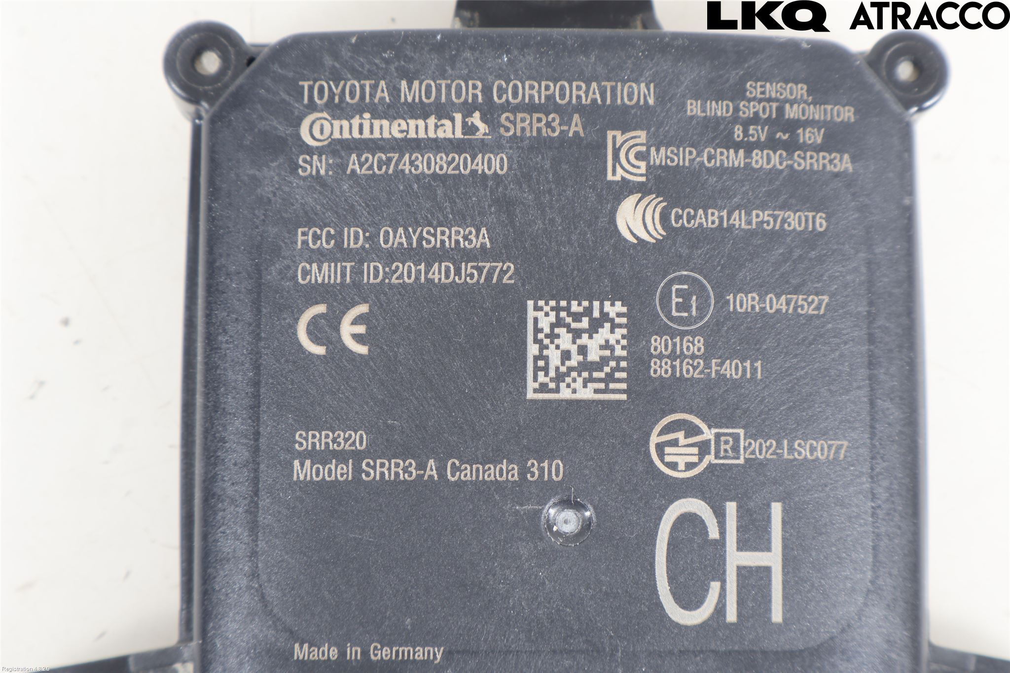 Toyota C-HR 16-23 Sensor Kollisjonsbeskyttelse
