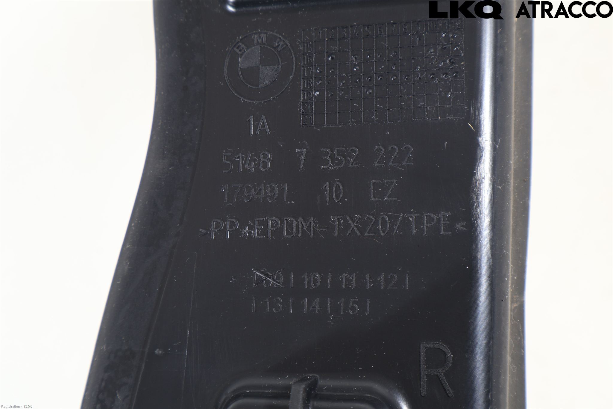 BMW 5 G30/G31/F90 17-23 Skjerm Hjørne Utfylling Foran