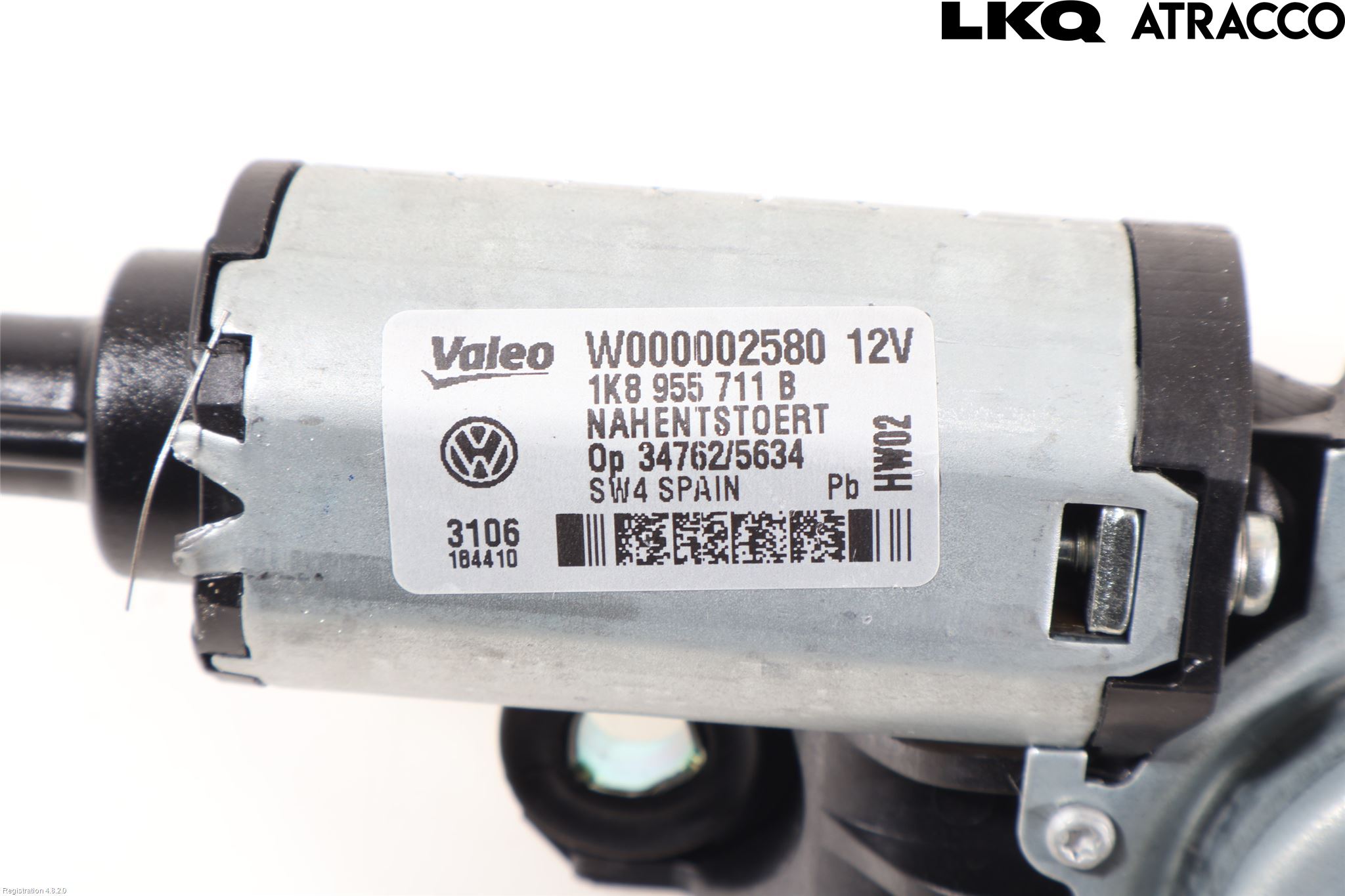 Volkswagen VW SCIROCCO 09-17 Viskermotor Bakluke