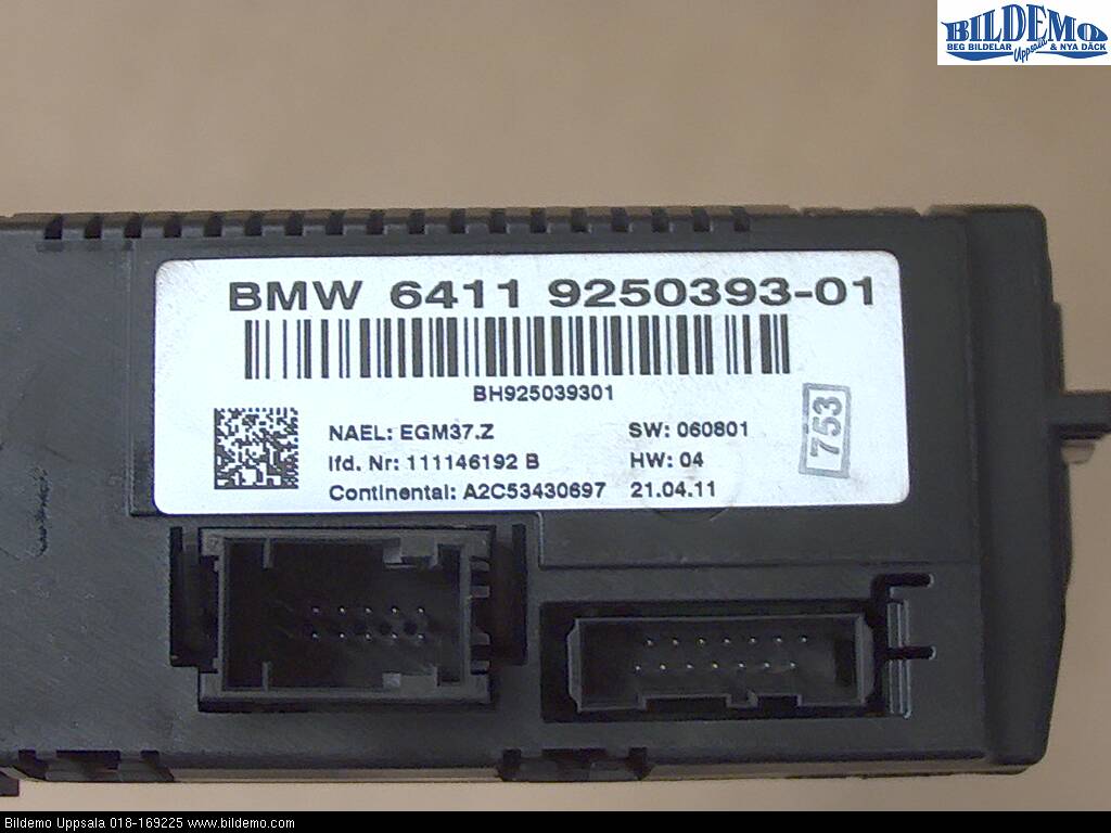 BMW 1 E87/81 5D/3D 03-11 Varme Ac Betjening-Display