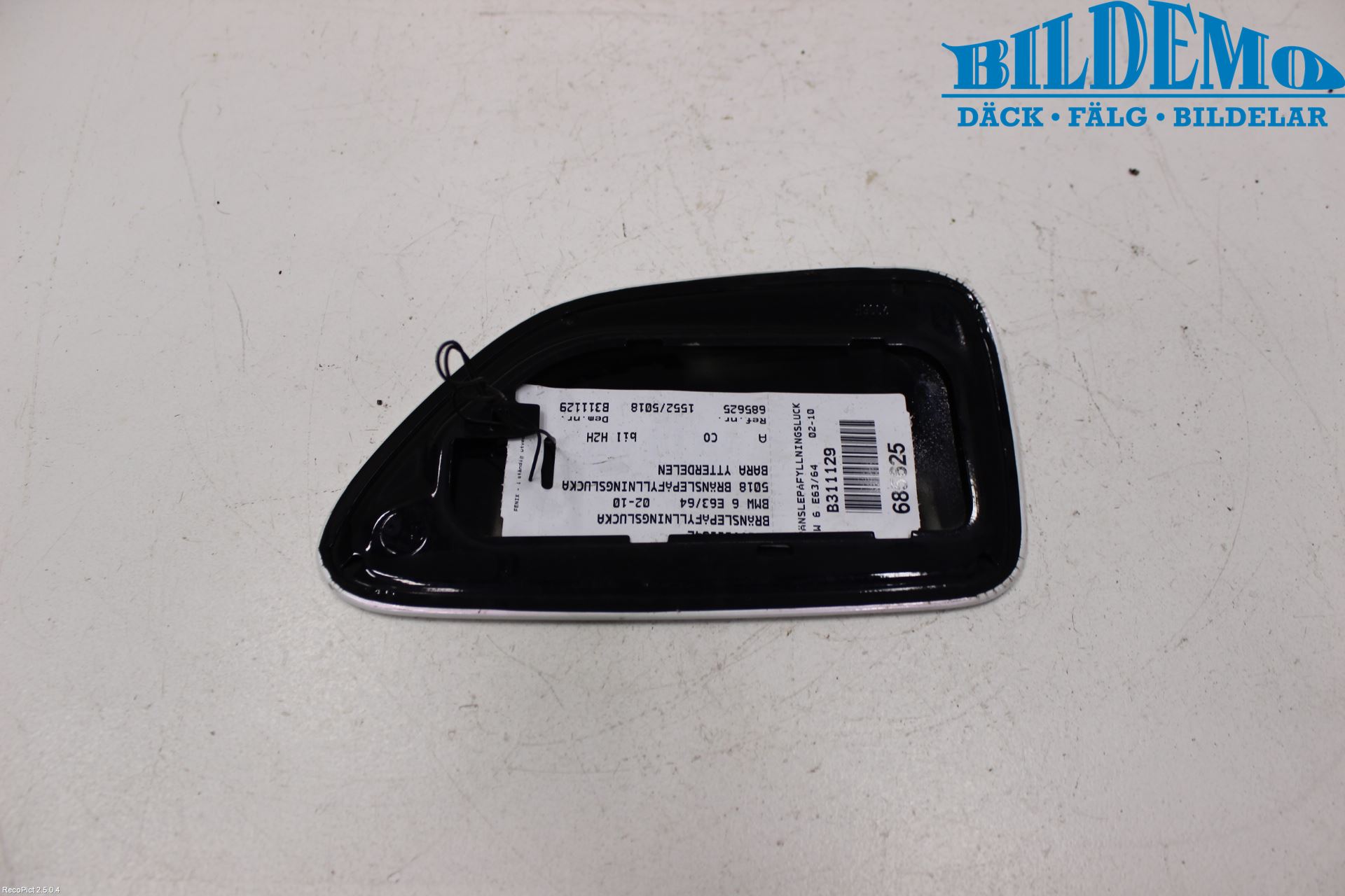 BMW 6 E63/64    02-10 Drivstoff Tankluke