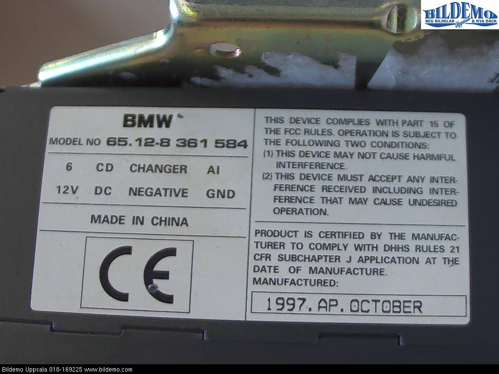 BMW 5 E39 95-04 Stereo Cd Veksler
