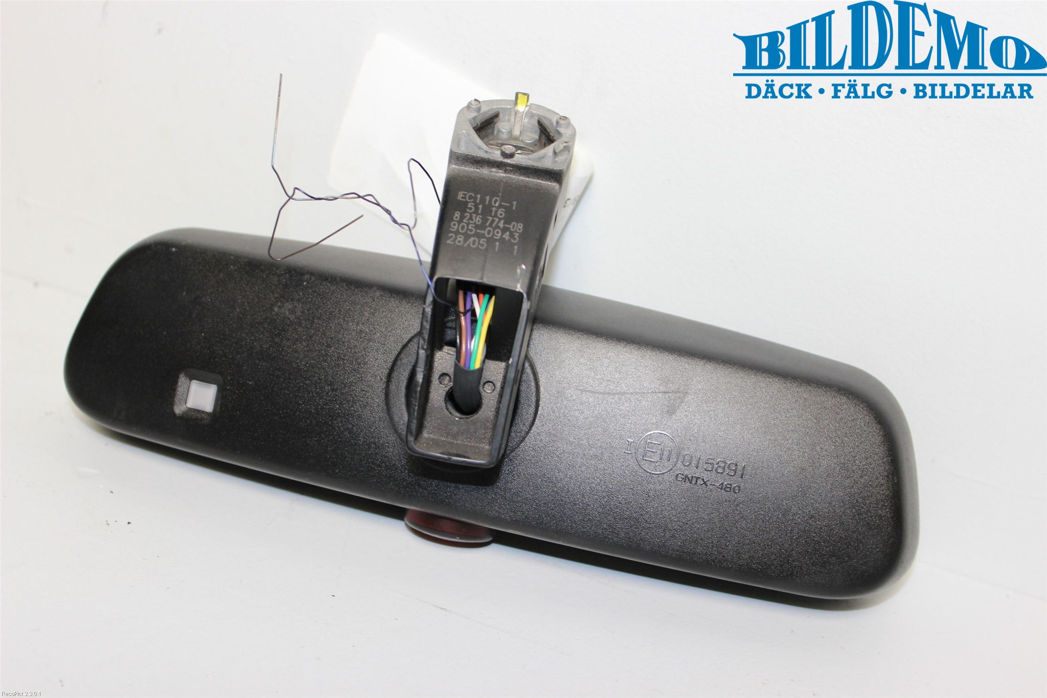 BMW 5 E60/61 Sed/Tou 02-10 Speil Innvendig