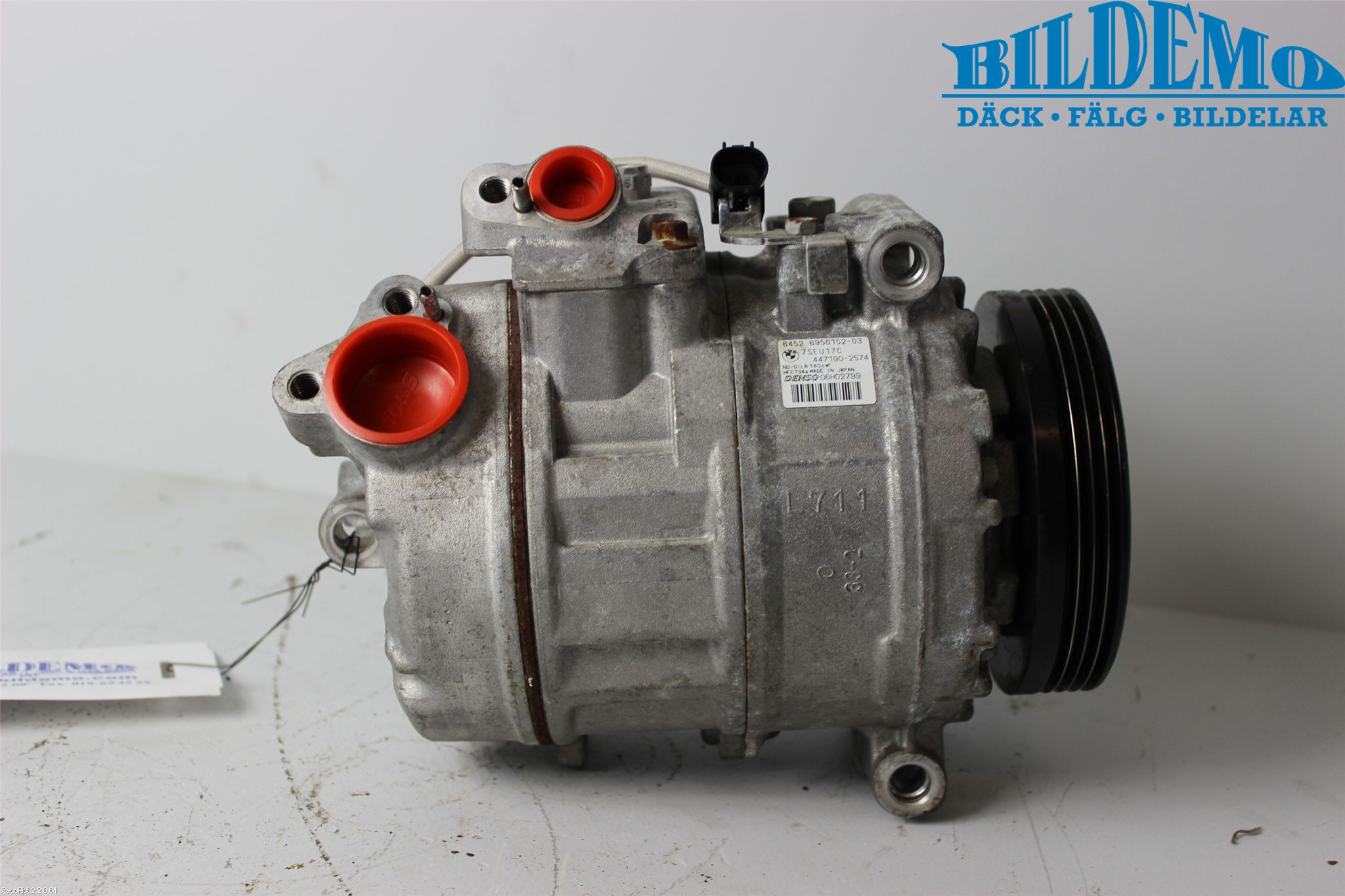 BMW 5 E60/61 Sed/Tou 02-10 Varme Ac Kompressor