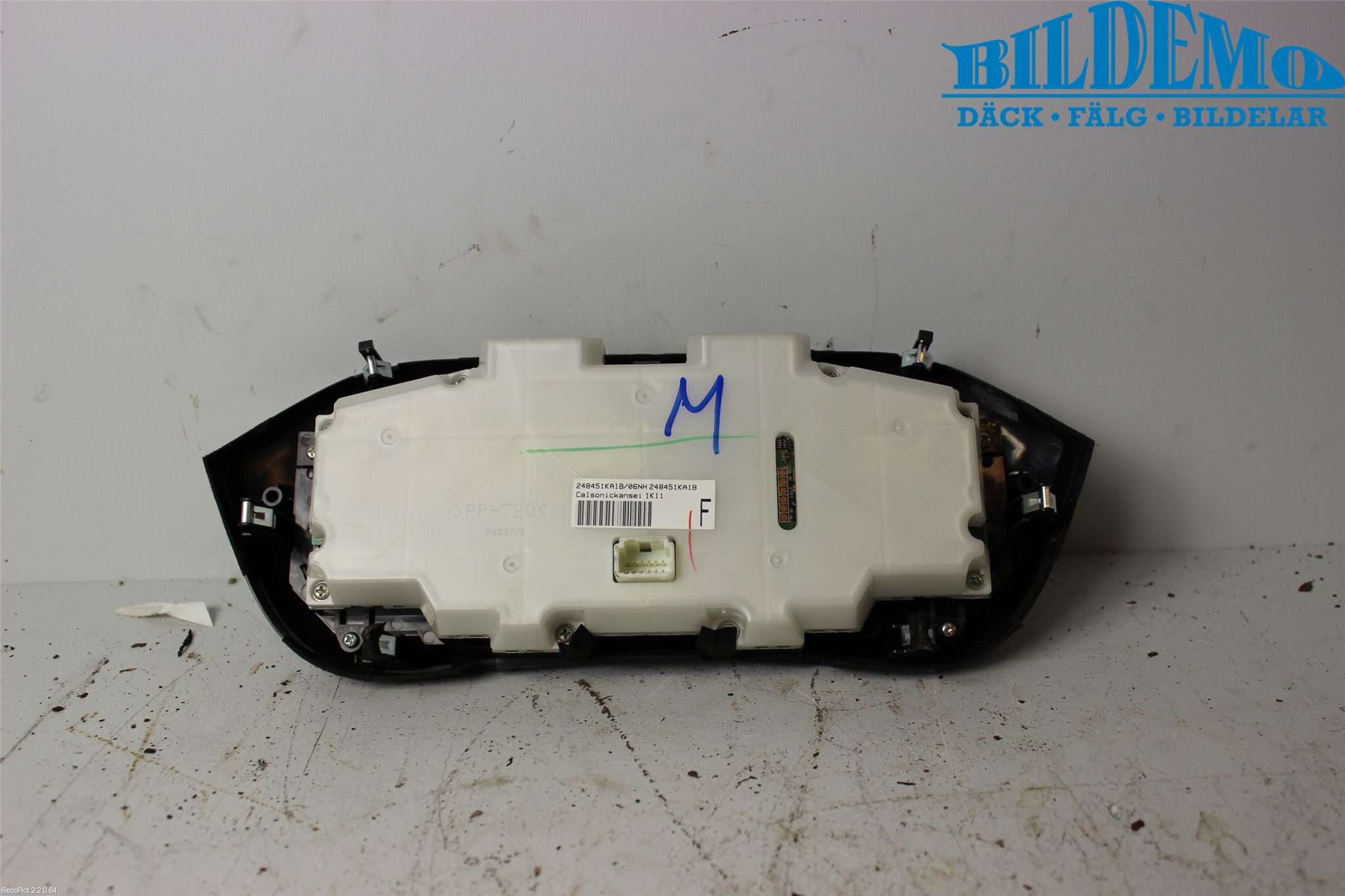 Nissan JUKE 10-14 Varme Ac Betjening-Display