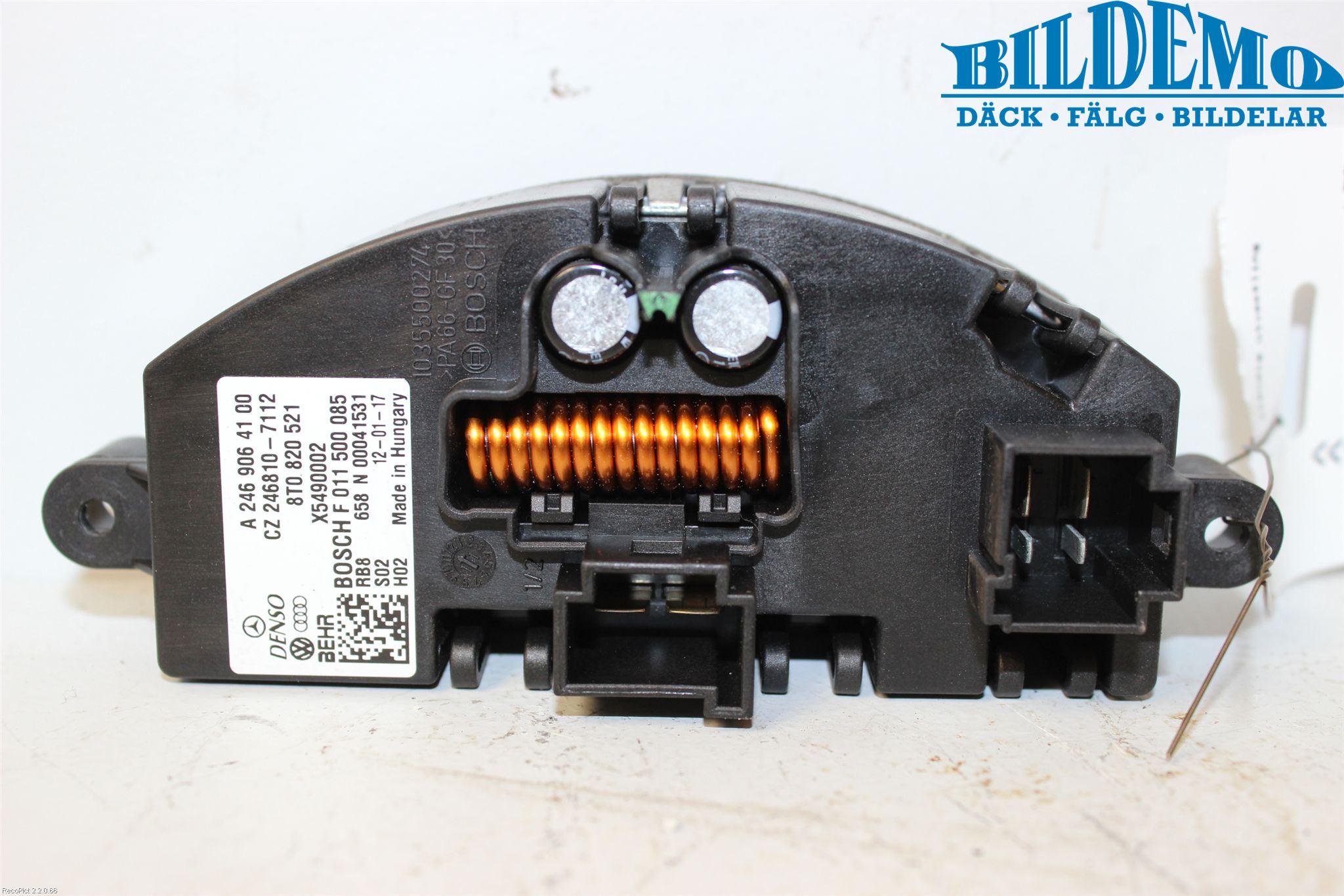 Mercedes-Benz MB B-KLASS (W246/W242) 12-19 Varmeapparat Viftemotstand