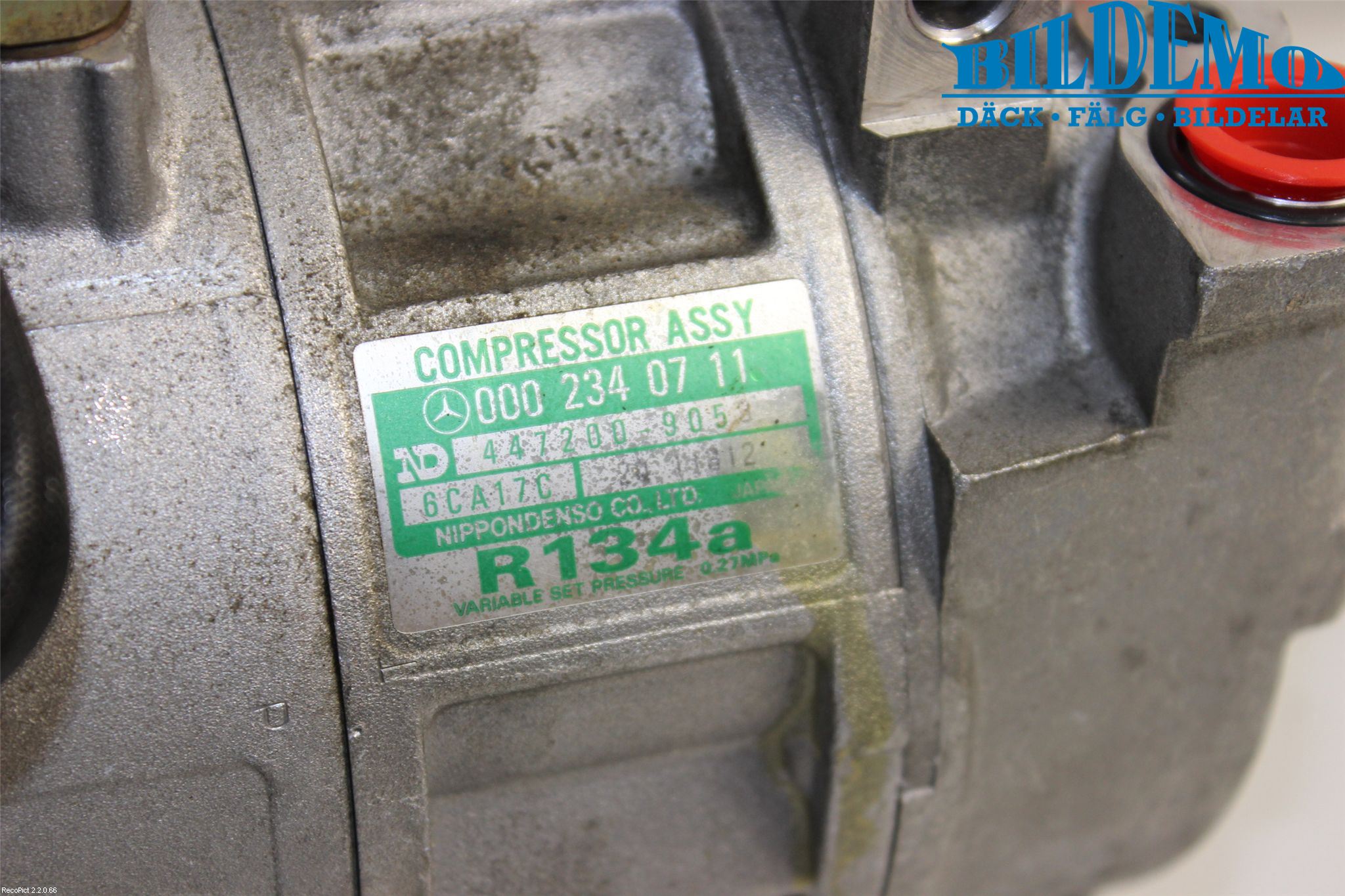 Mercedes-Benz MB C (W202) 94-00 Varme Ac Kompressor