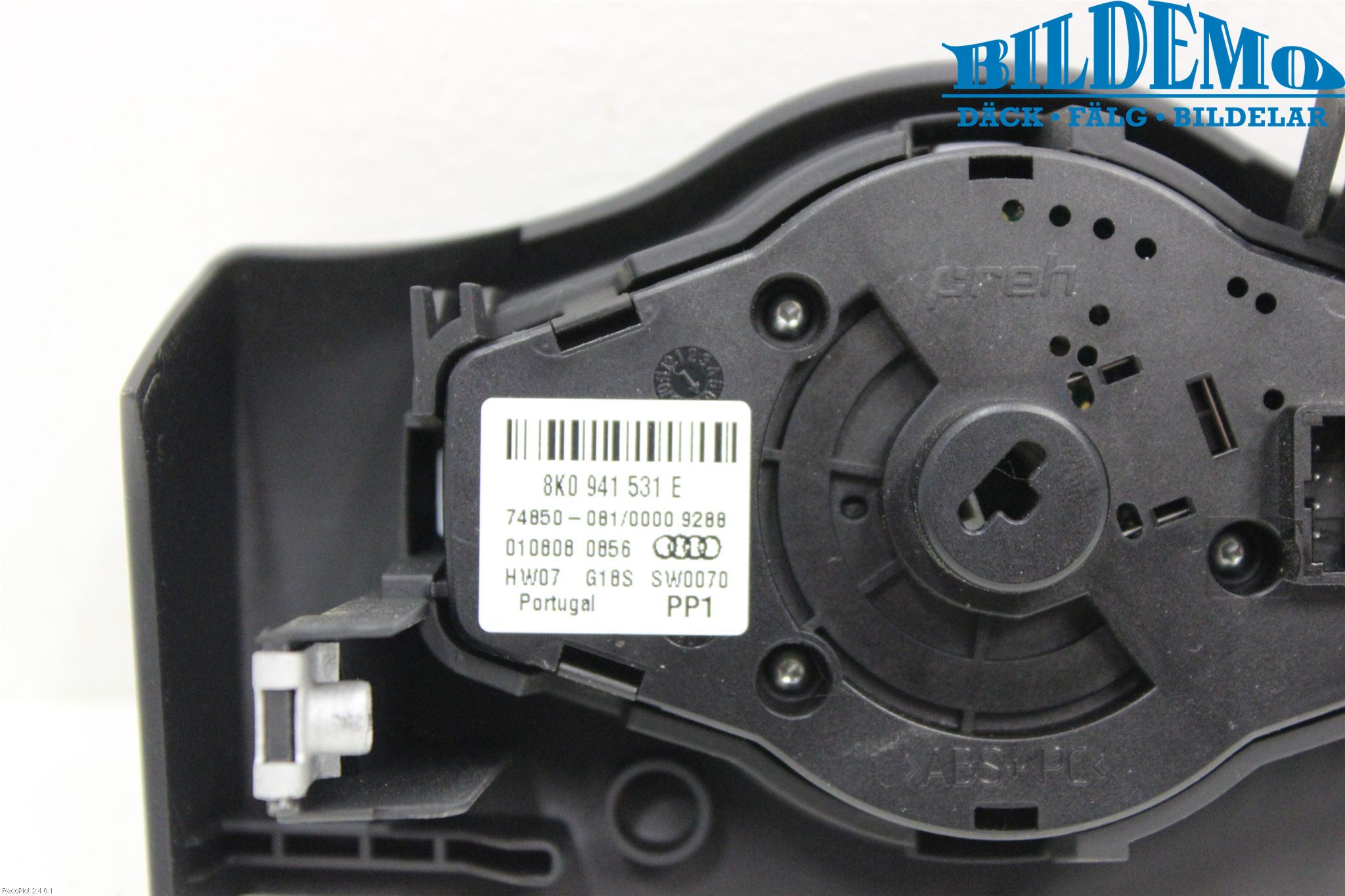 Audi A4/S4 08-11 Bryter Hovedlys