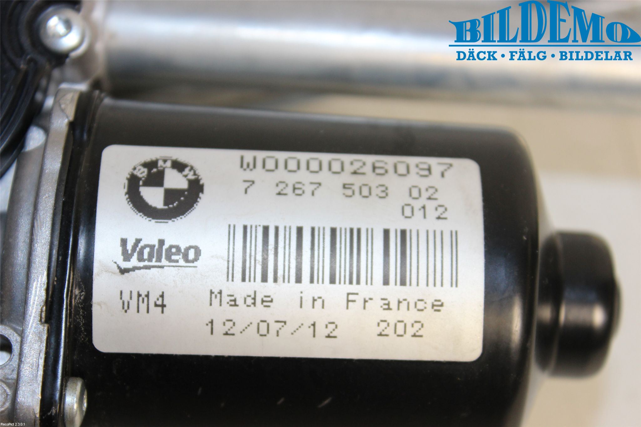 BMW 3 F30/F31/F80 12-19 Viskermotor Frontrute