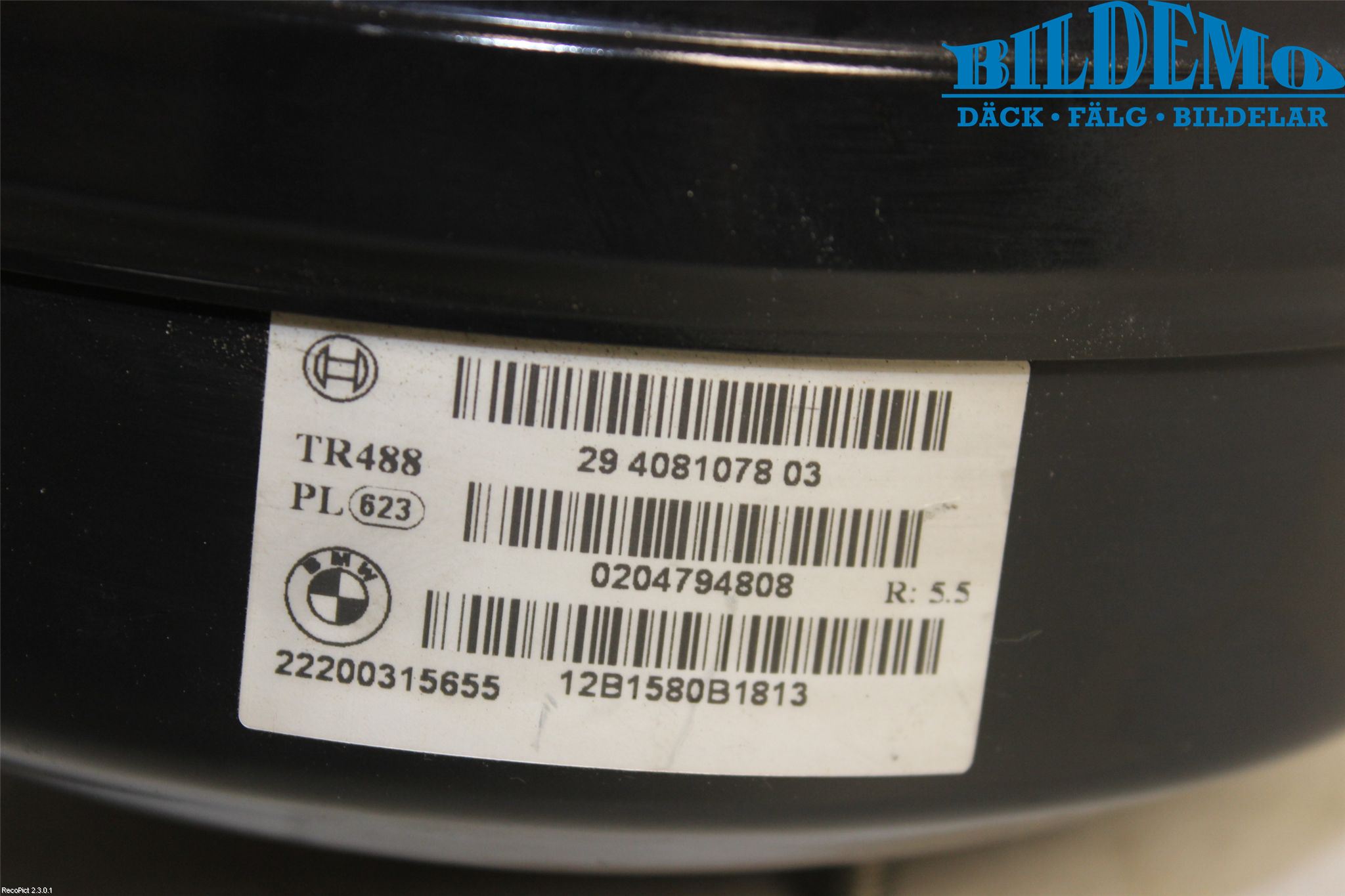 BMW 3 F30/F31/F80 12-19 Bremseservo