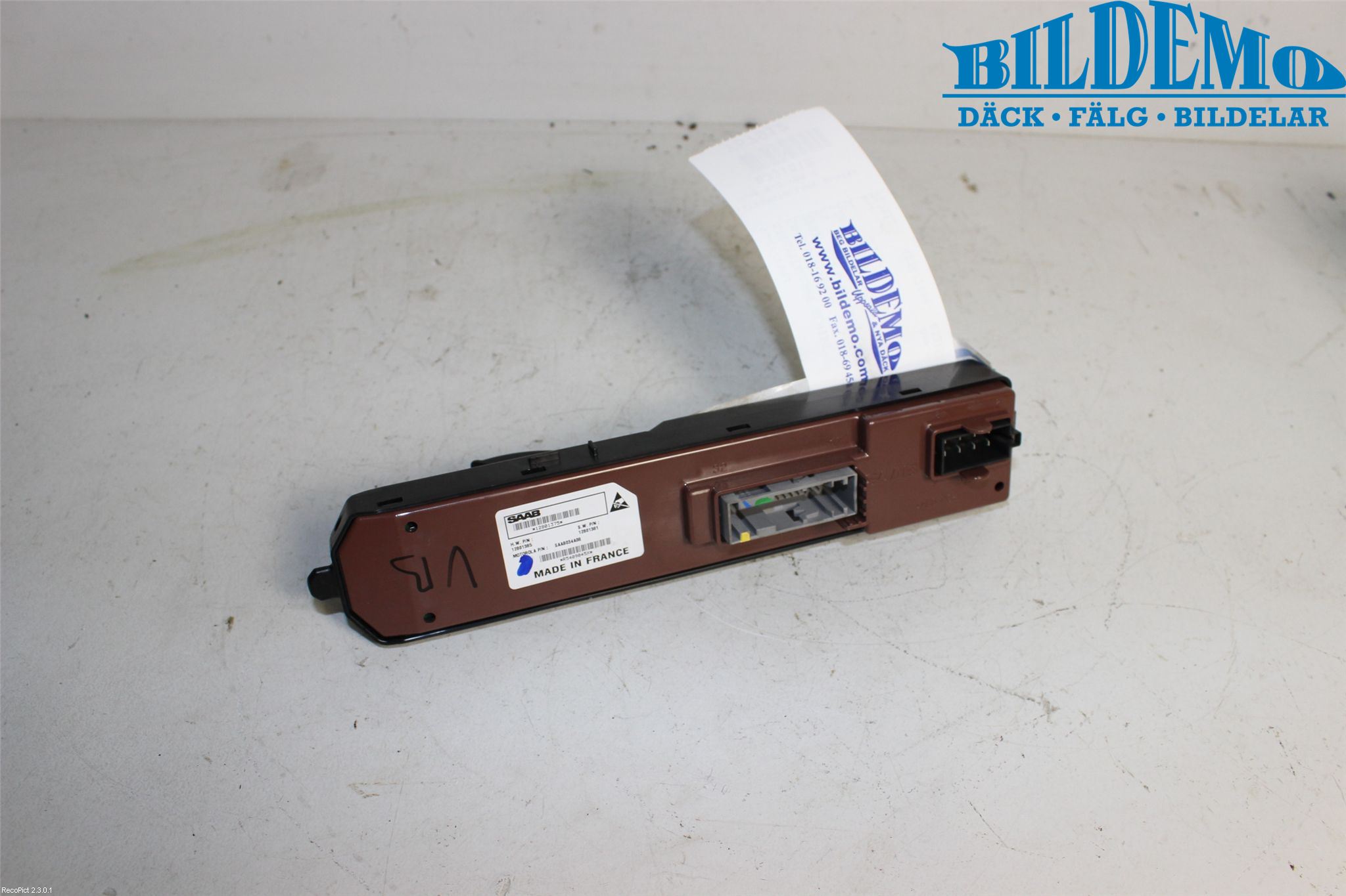 Saab 9-3 VER 2 Bryter Vindusheis