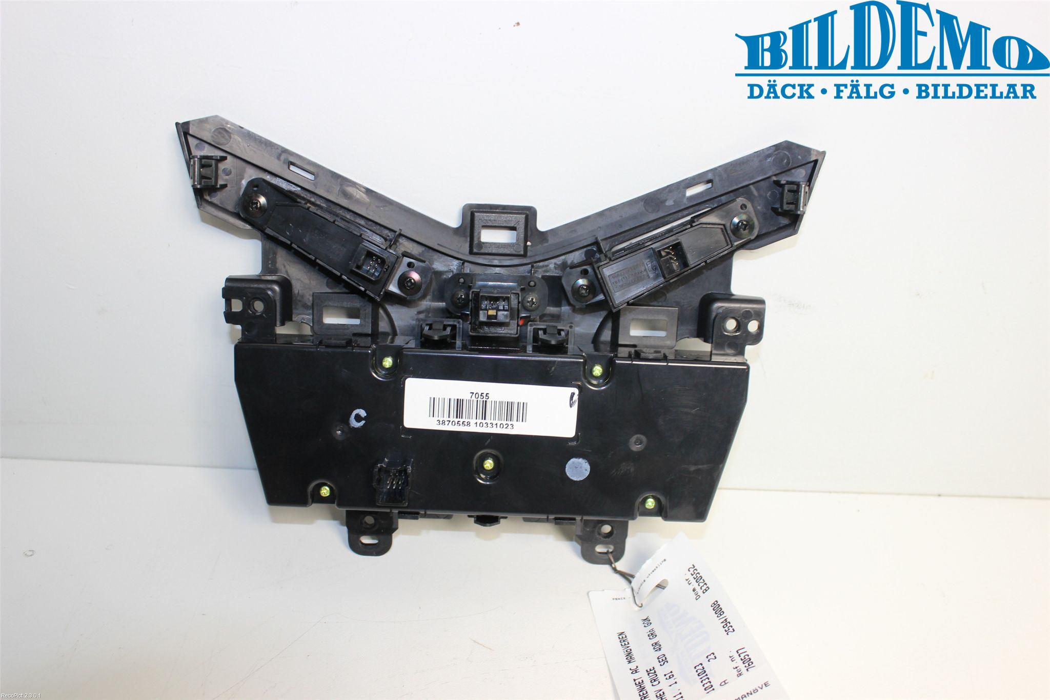 GM CHEVROLET CRUZE Varme Ac Betjening-Display