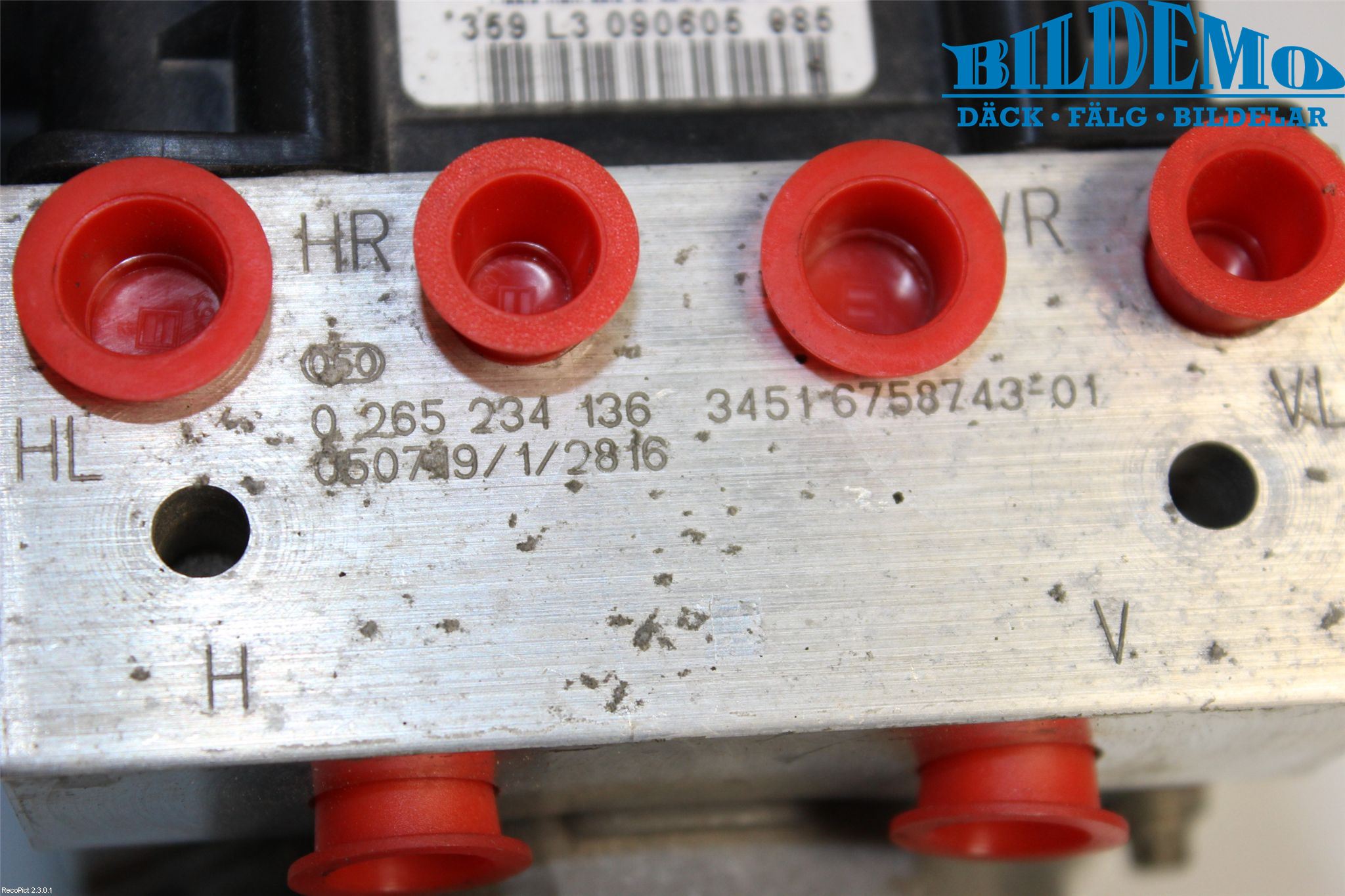 BMW 5 E60/61 Sed/Tou 02-10 Abs Hydraulikkaggregat