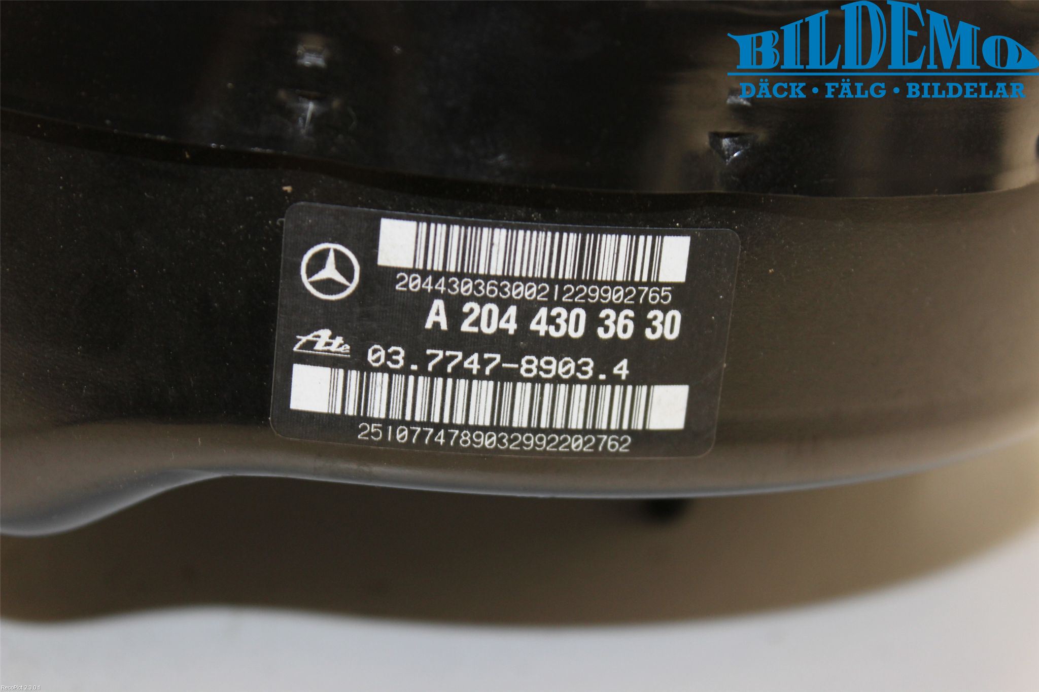 Mercedes-Benz MB C-KLASS (W204) 07-15 Bremseservo