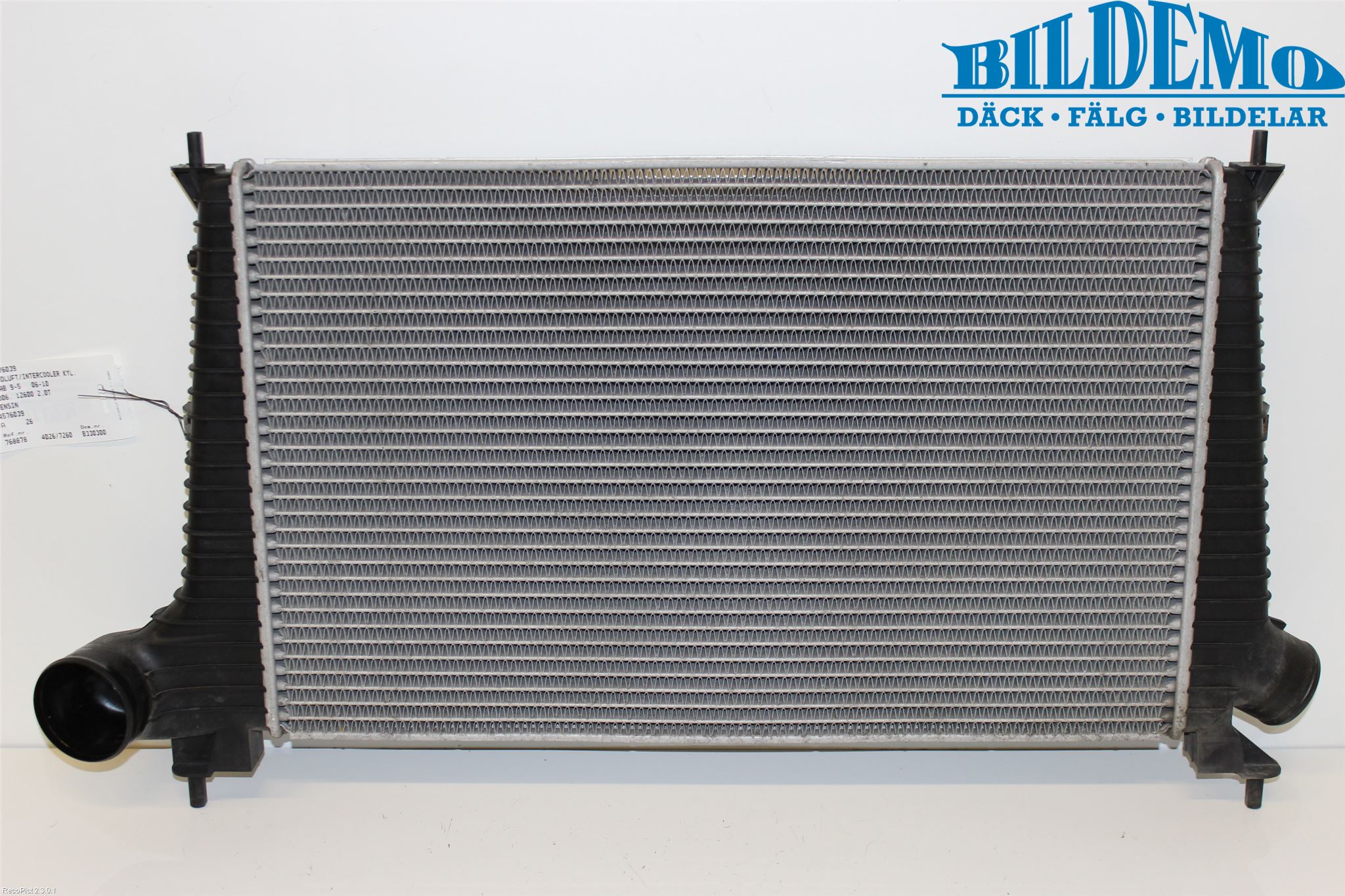 Saab 9-5     06-10 Intercooler Radiator