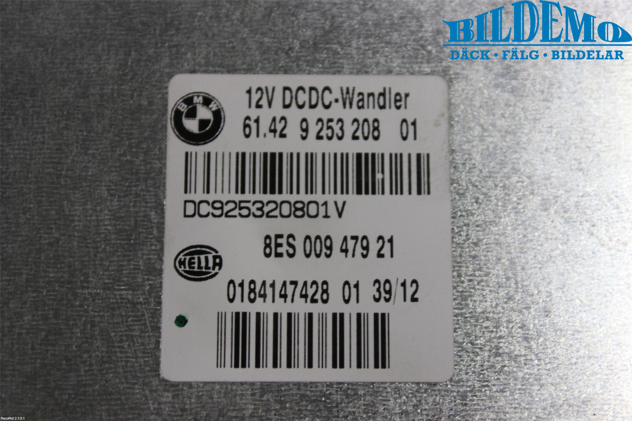 BMW X1 E84 10-15 Dc-Cd Omformer Hybrid