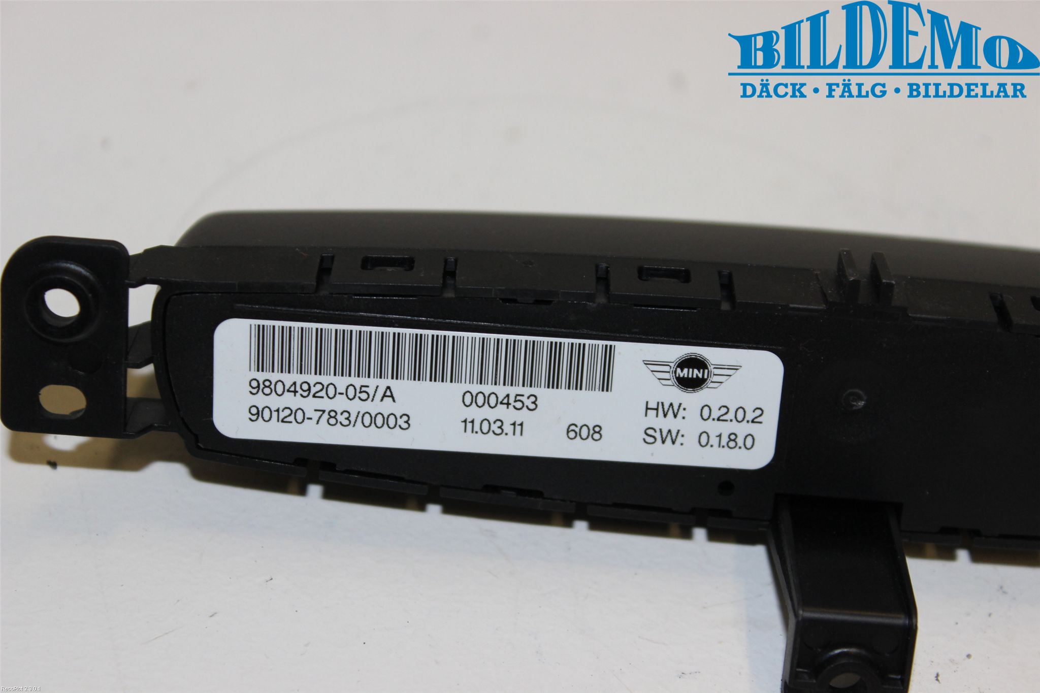 Mini COUNTRYMAN R60 11-16 Bryter Hovedlys