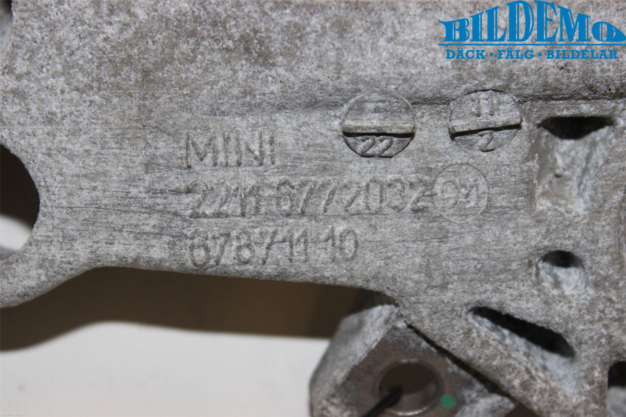 Mini COUNTRYMAN R60 11-16 Motor Feste Stål-Alu