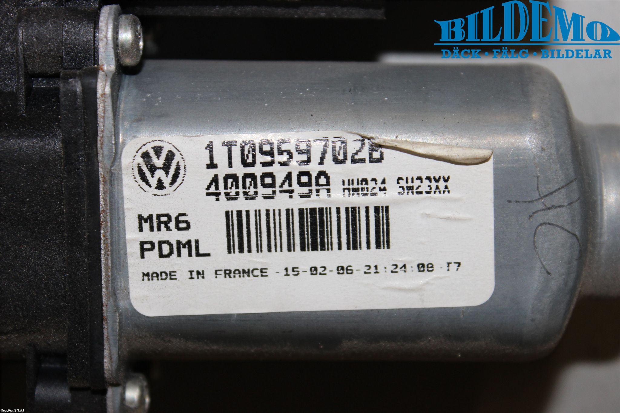 Volkswagen VW CADDY      04-10 Vindusheis El Komp