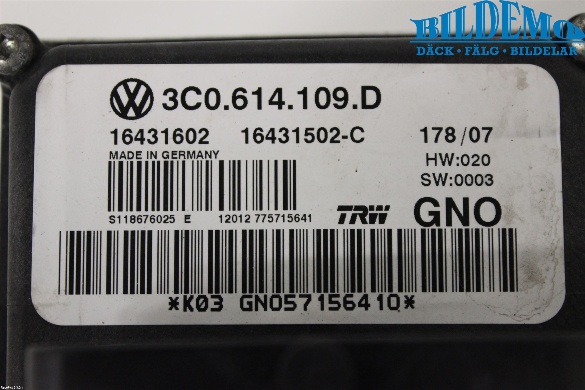 Volkswagen VW PASSAT 05-11 Abs Hydraulikkaggregat
