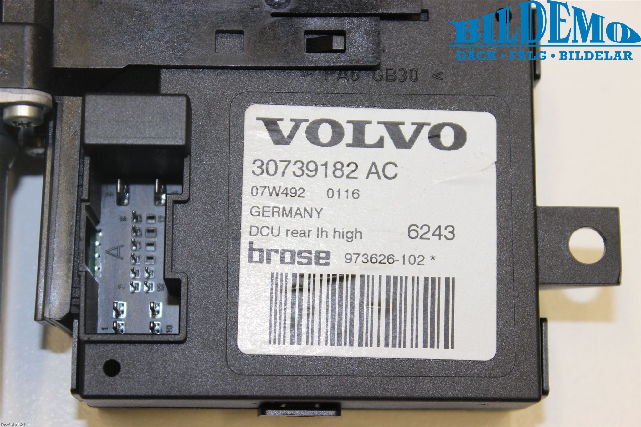 Volvo V50 08-12 Vindusheismotor