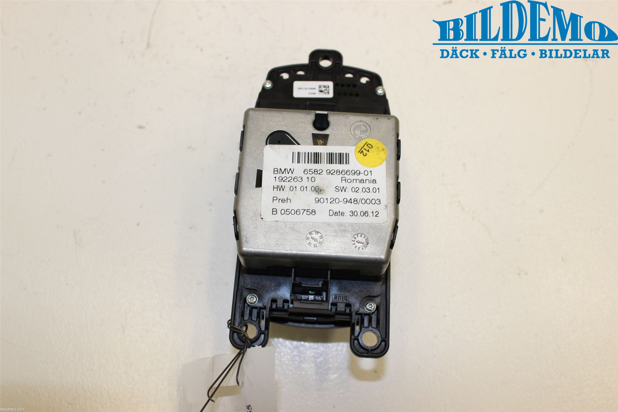 BMW 5 F10/F11/F18 09-17 Bryter Cruisekontroll