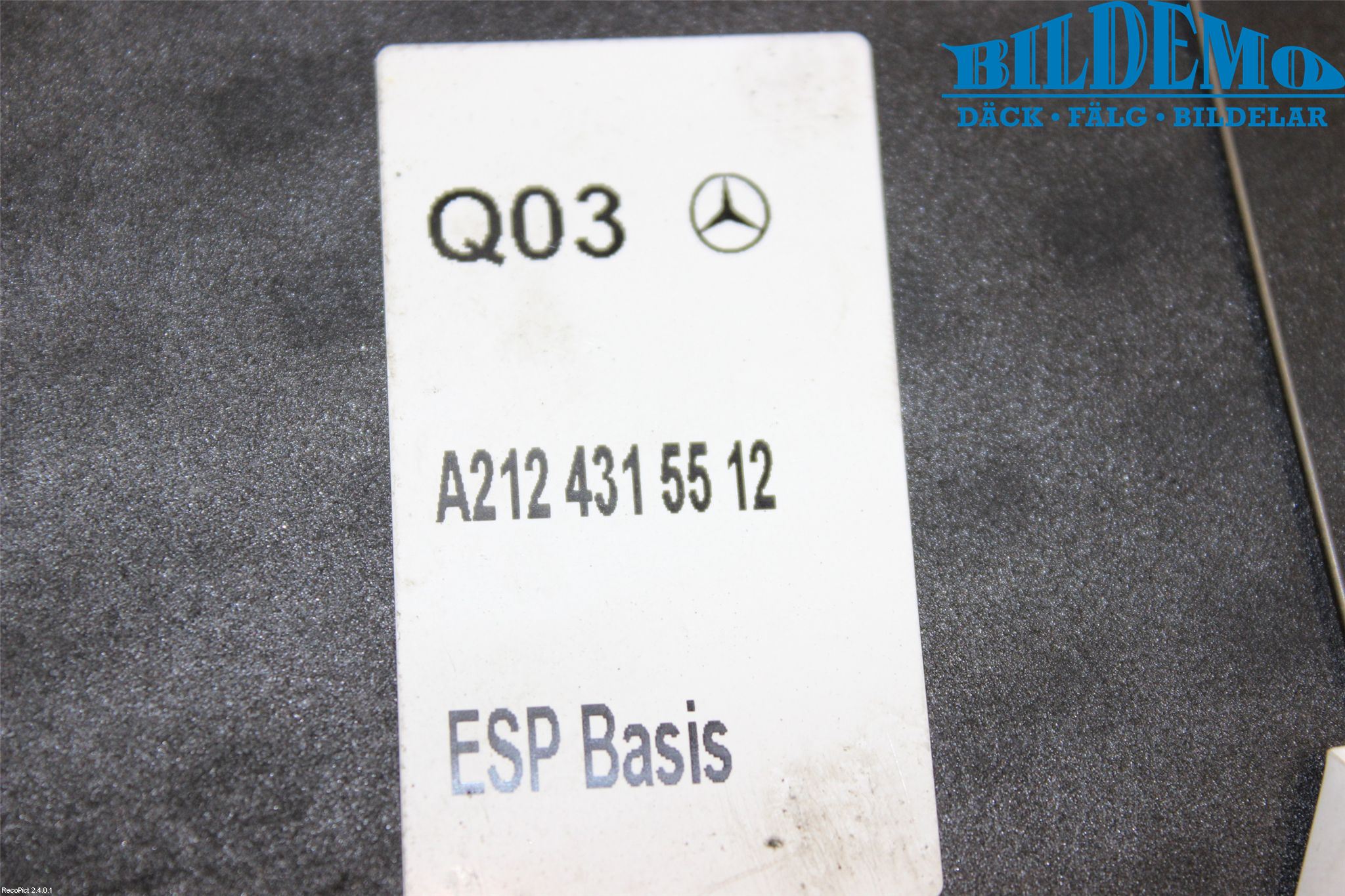 Mercedes-Benz MB E-KLASS (W212) 09-16 Abs Hydraulikkaggregat