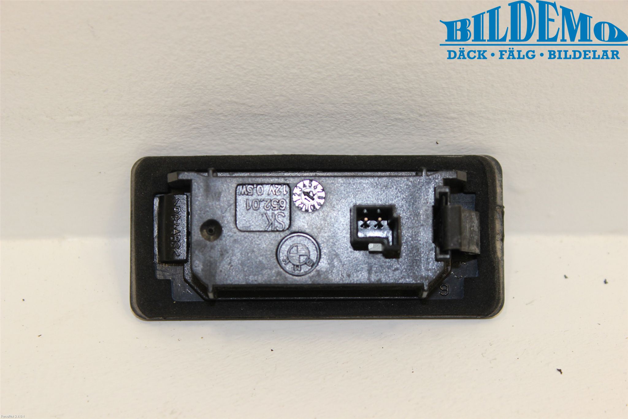 BMW 5 F10/F11/F18 09-17 Skilt Belysning