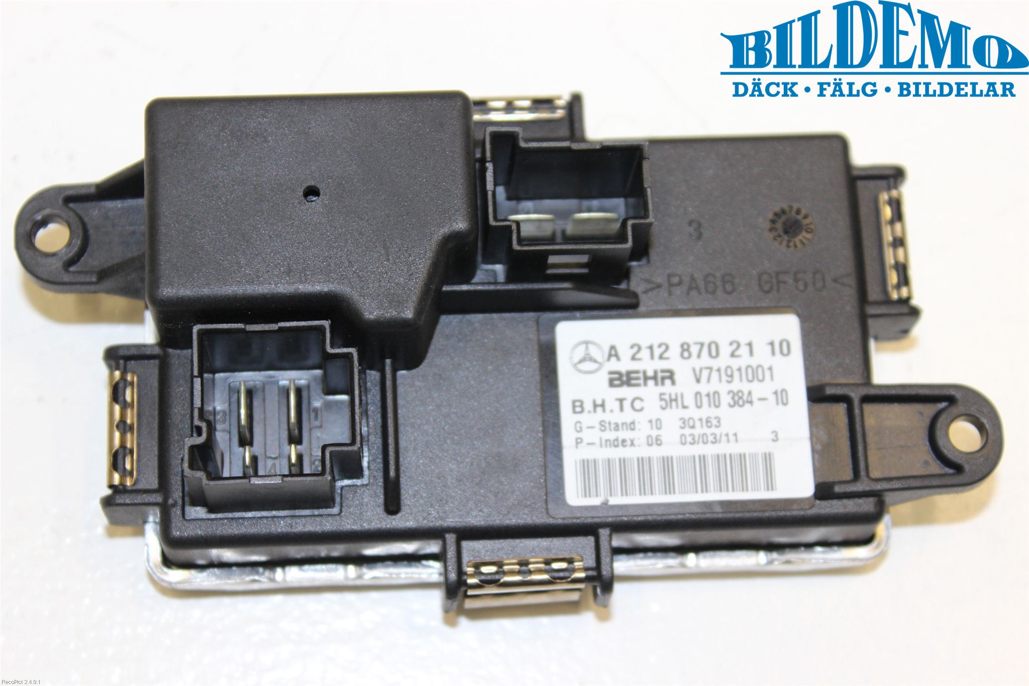 Mercedes-Benz MB C-KLASS (W204) 07-15 Varmeapparat Viftemotstand