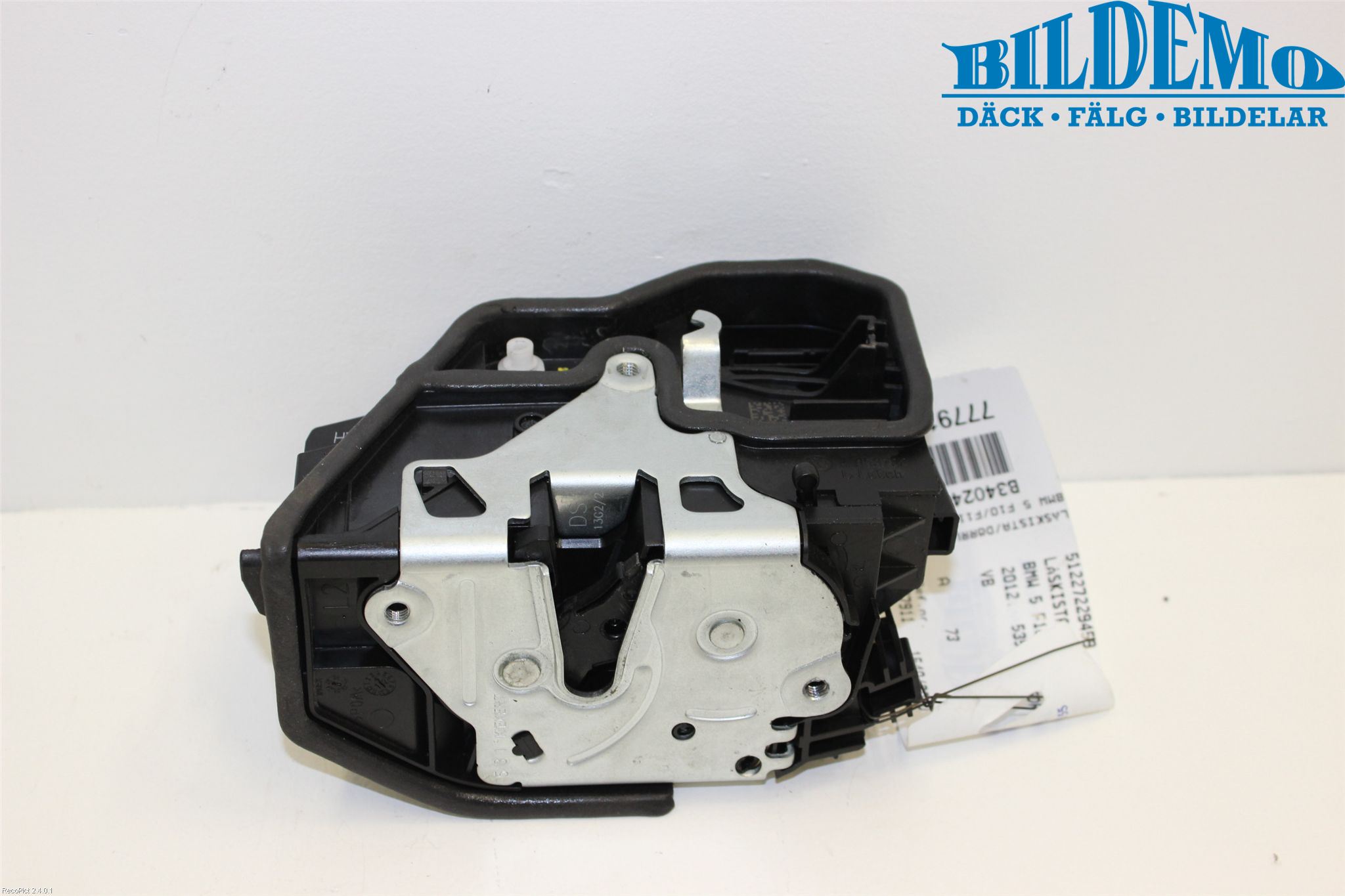 BMW 5 F10/F11/F18 09-17 Dørlås - Låsekasse