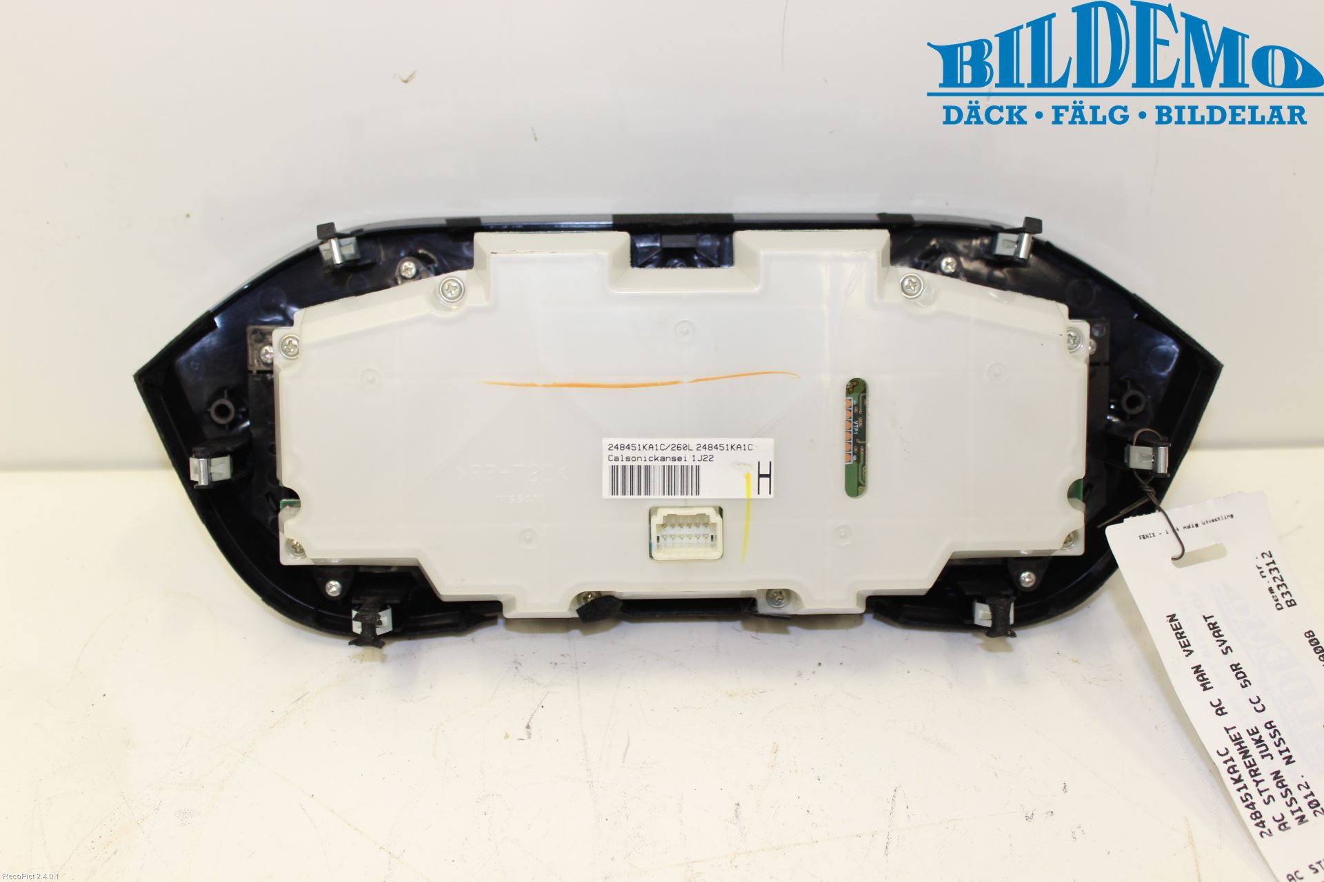 Nissan JUKE 10-14 Varme Ac Betjening-Display