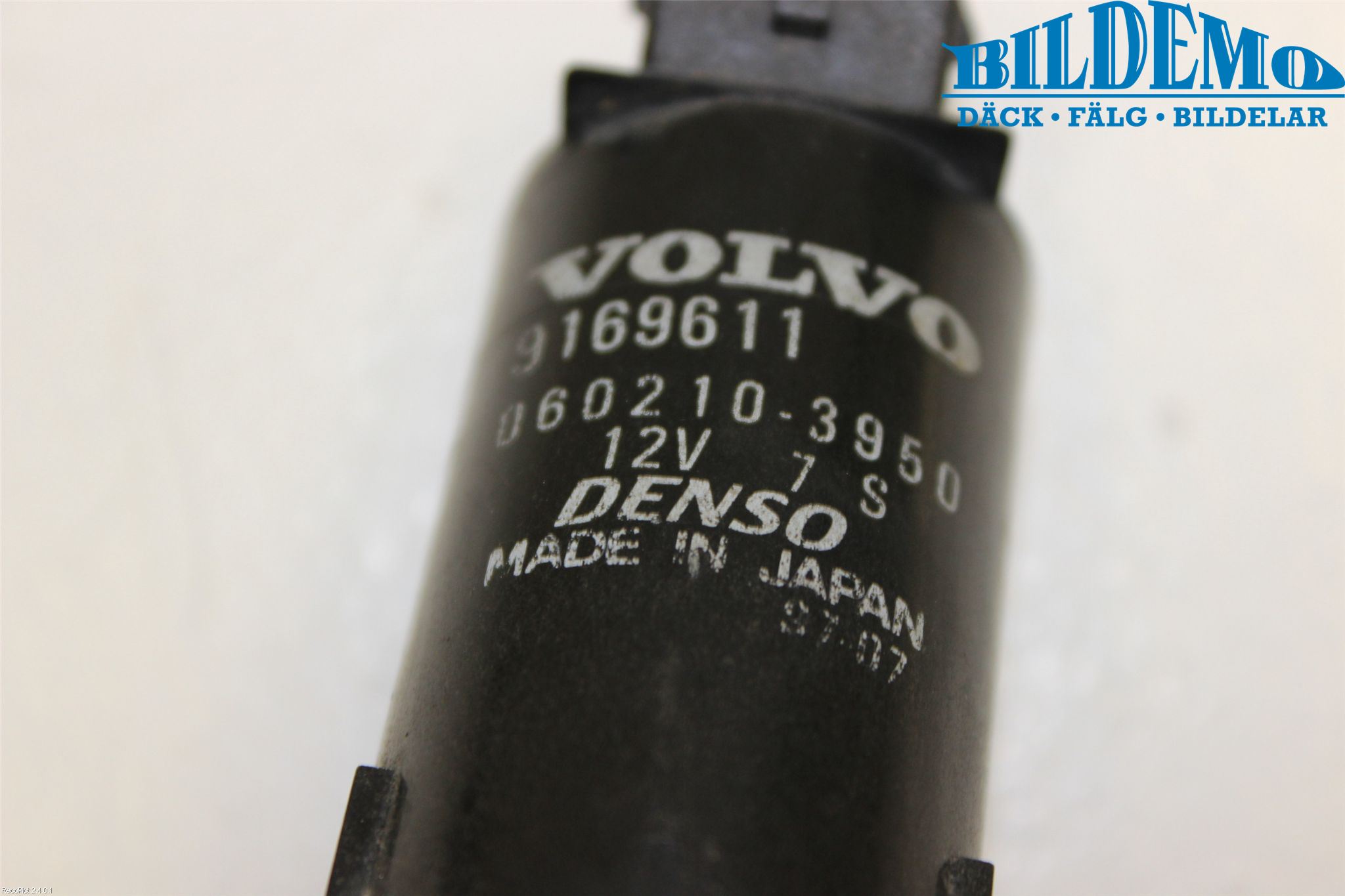 Volvo S70/V70/XC  97-00 Spylerpumpe Frontrute