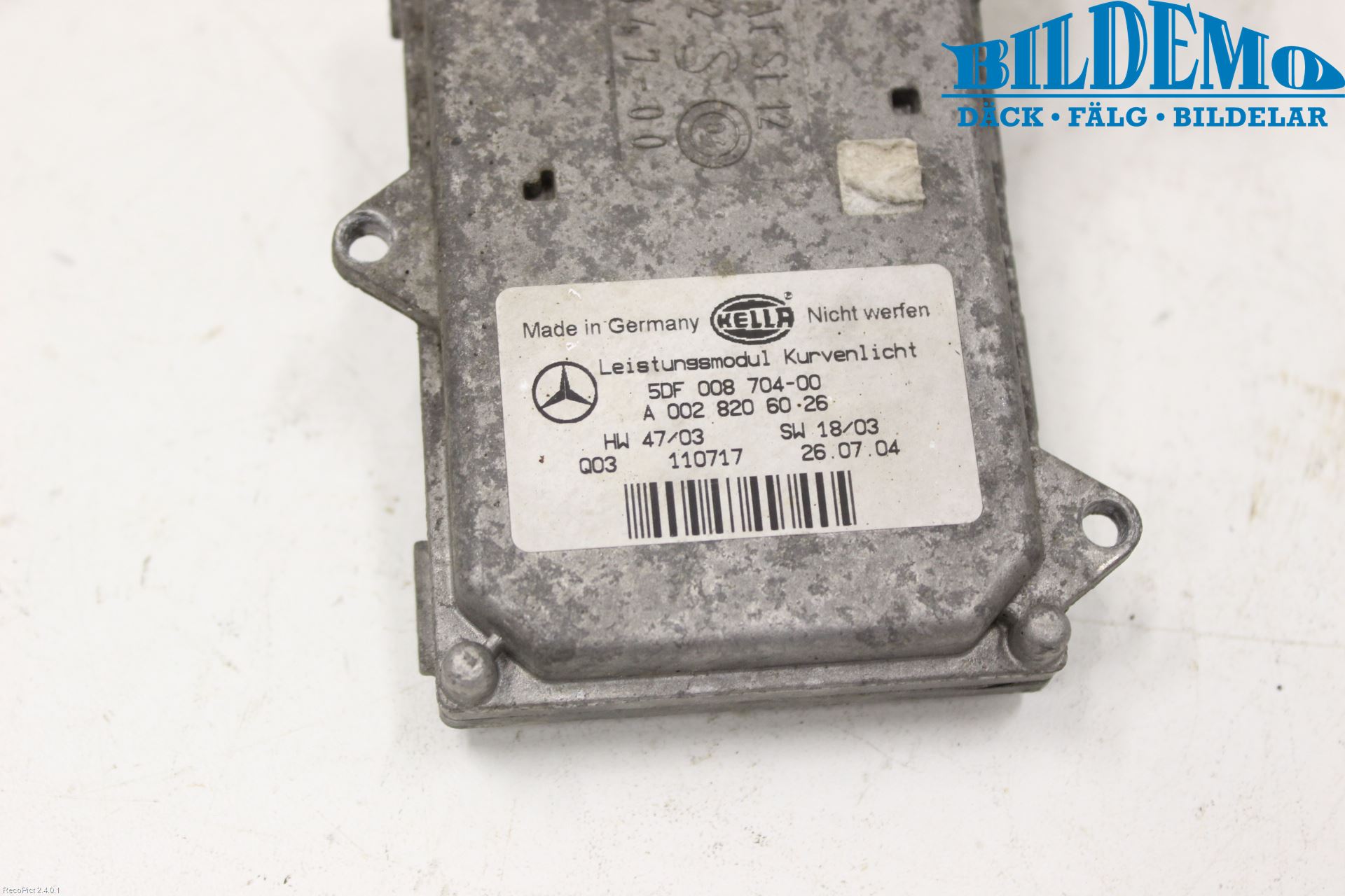 Mercedes-Benz MB E-KLASS (W211) 02-09 Styreenhet Xenon