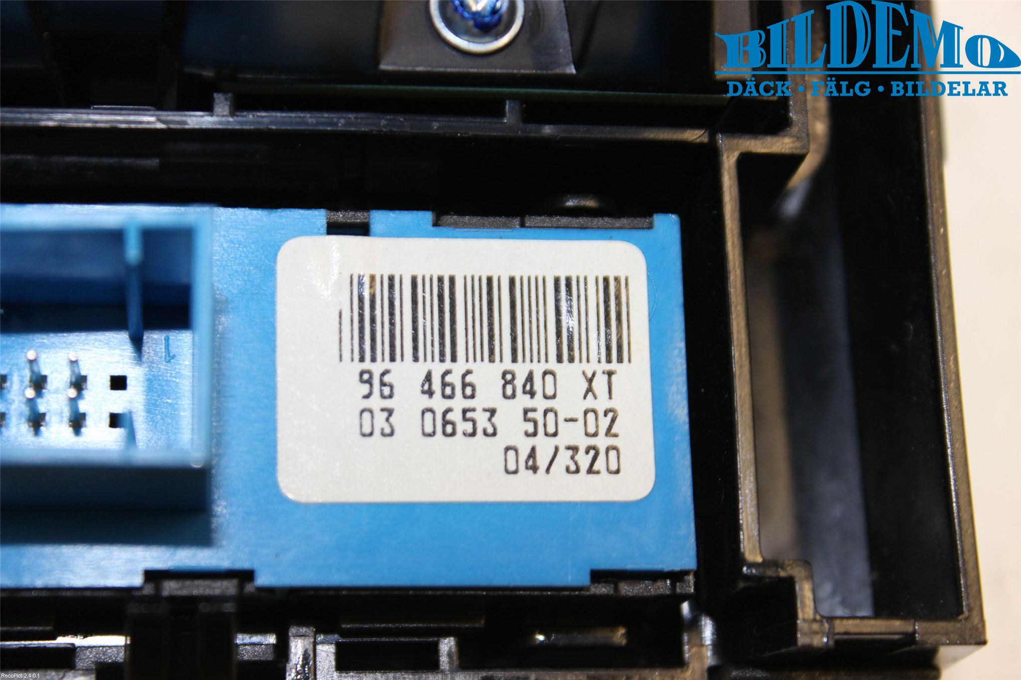 Peugeot 407 Varme Ac Betjening-Display