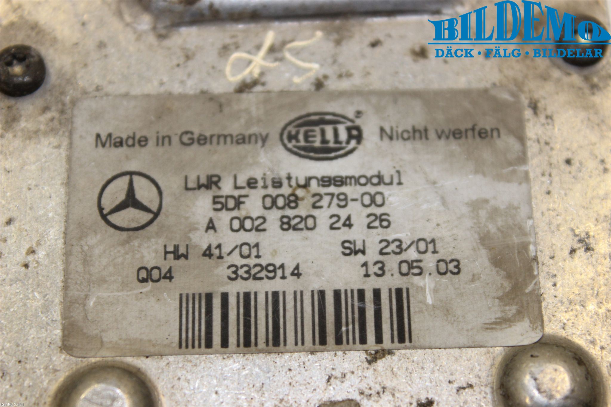 Mercedes-Benz MB E-KLASS (W211) 02-09 Styreenhet Xenon